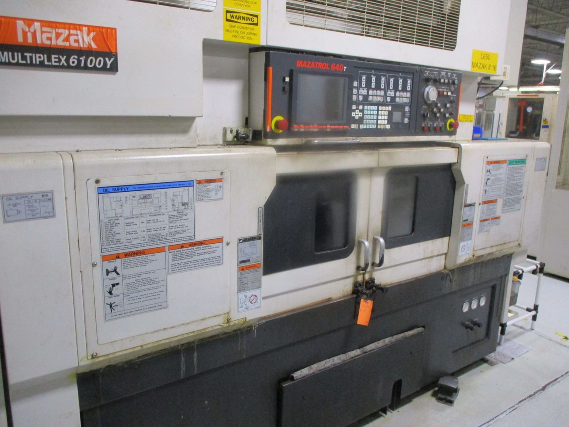 Mazak Model Multiplex 6100Y (S/N: 213057) (2008), Multi-Axis Dual Spindle Turning Center, 6,000 RPM,