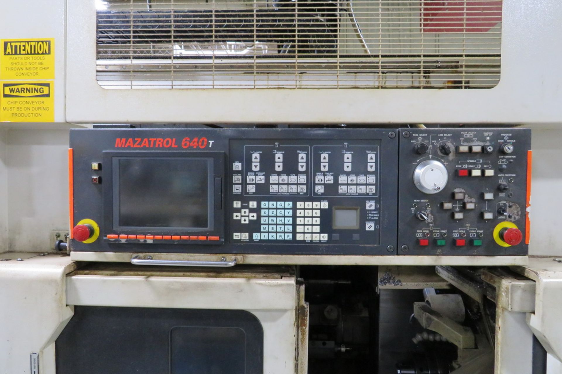 Mazak Model Multiplex 6100Y (S/N: 213814) (2008), Multi-Axis Dual Spindle Turning Center, 6,000 RPM, - Image 14 of 17