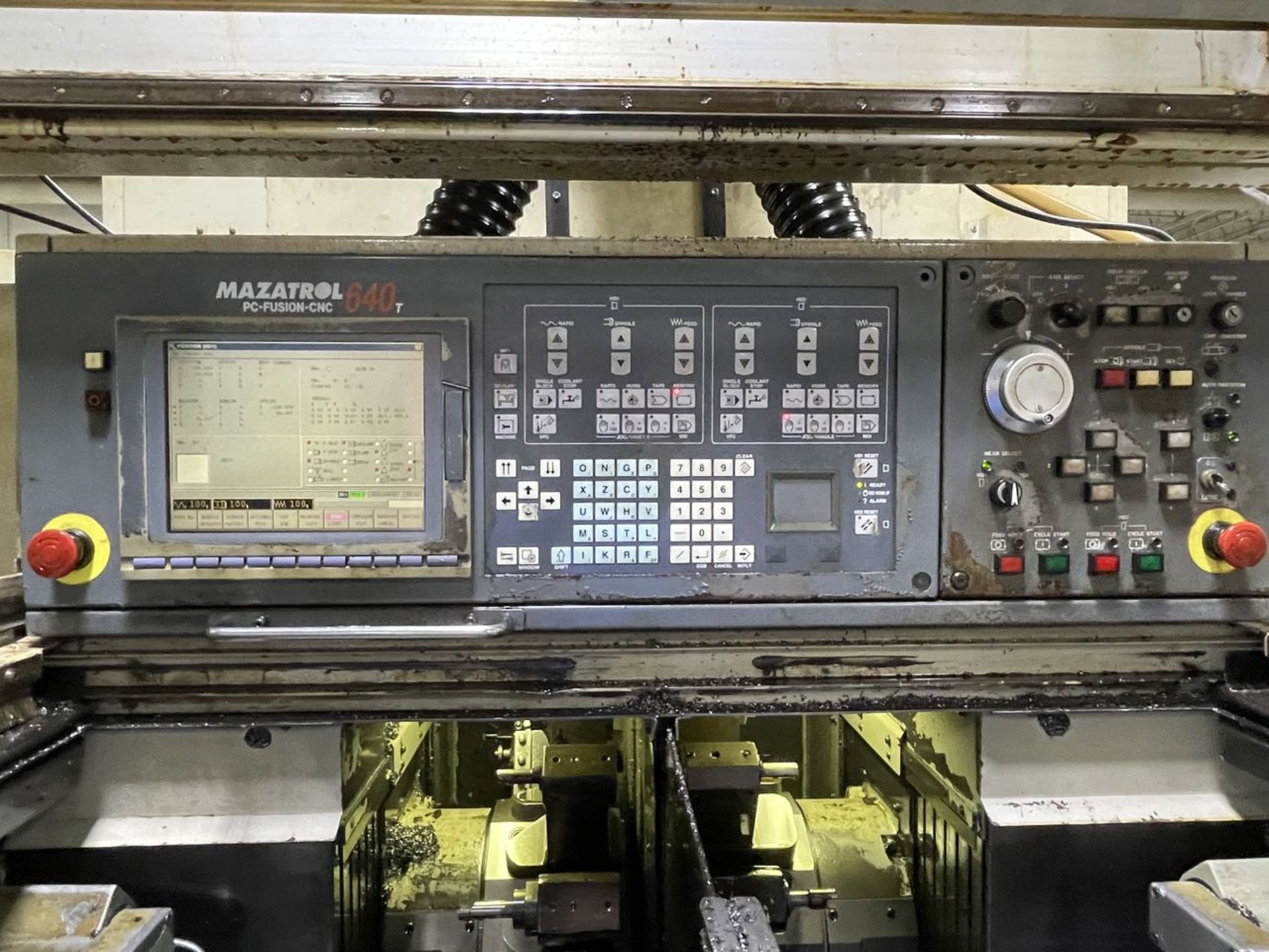 Mazak Model Multiplex 6100Y (S/N: 167469) (2004), Multi-Axis Dual Spindle Turning Center, 6,000 RPM, - Image 6 of 16