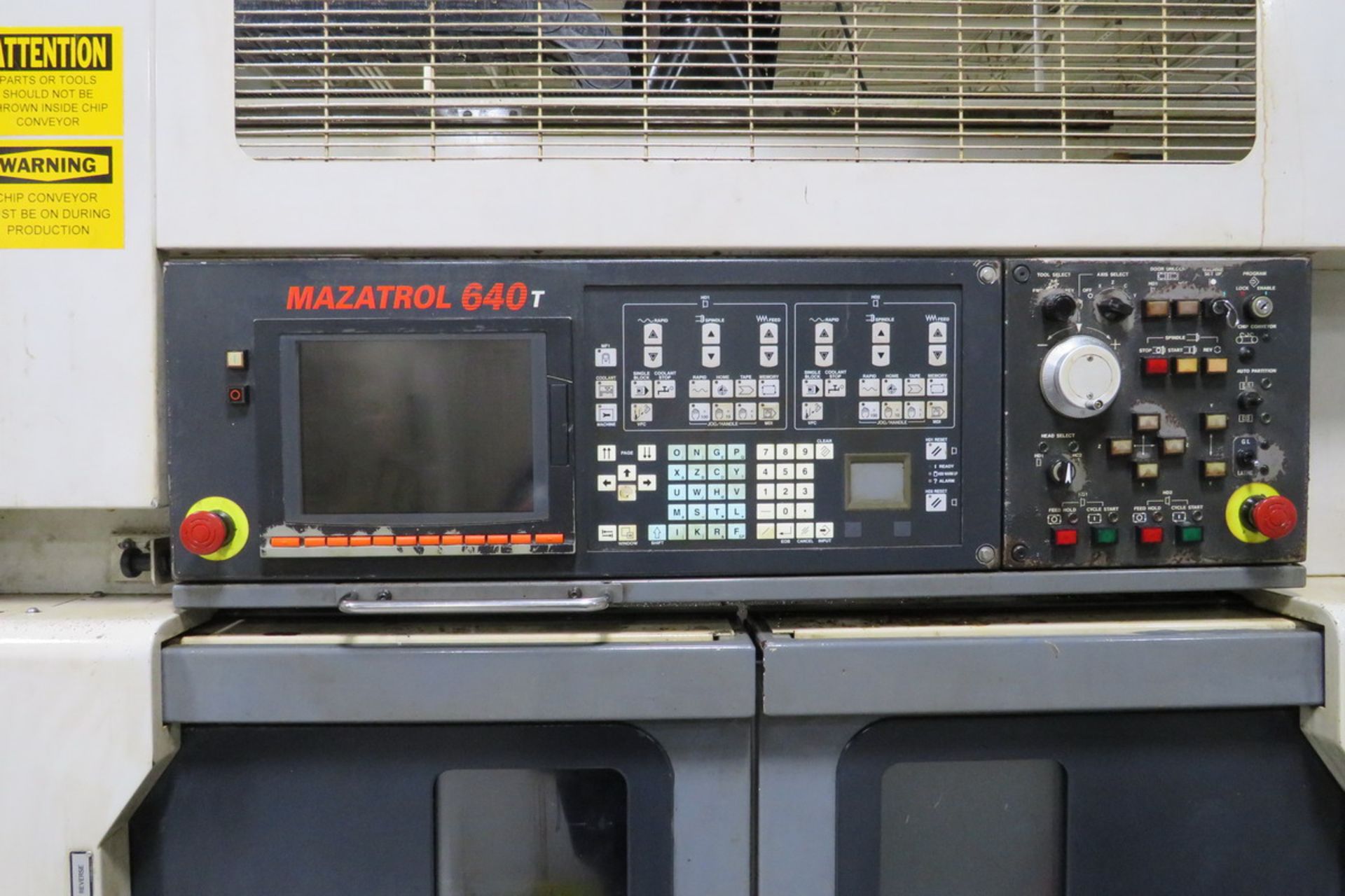 Mazak Model Multiplex 6100Y (S/N: 180111) (2005), Multi-Axis Dual Spindle Turning Center, 6,000 RPM, - Image 11 of 13