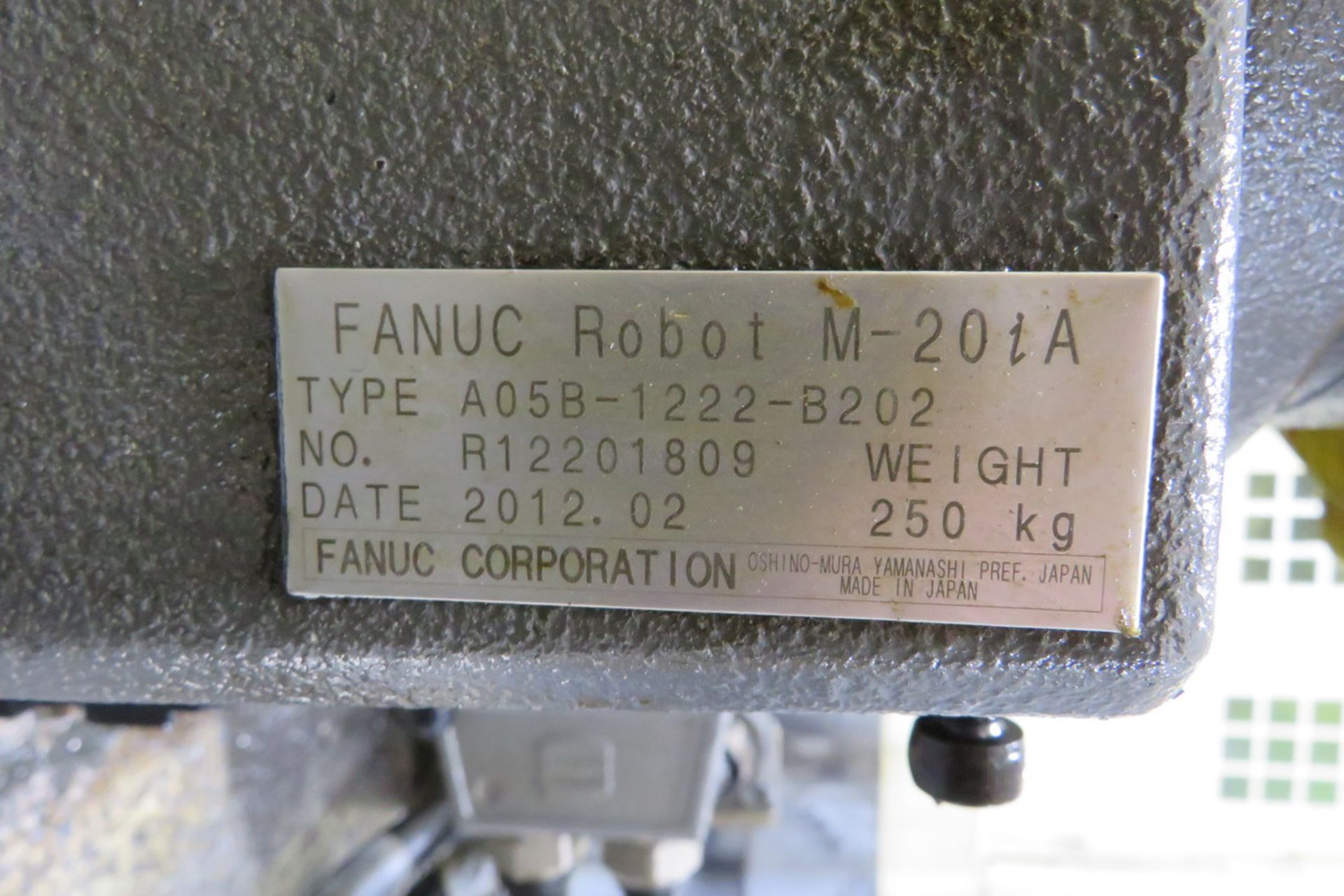 Fanuc Model M-20iA, 6-Axis Robot with Fanuc R-30iA Controller, Teach Pad (Ref. No. 20-62) (Sold - - Image 5 of 9
