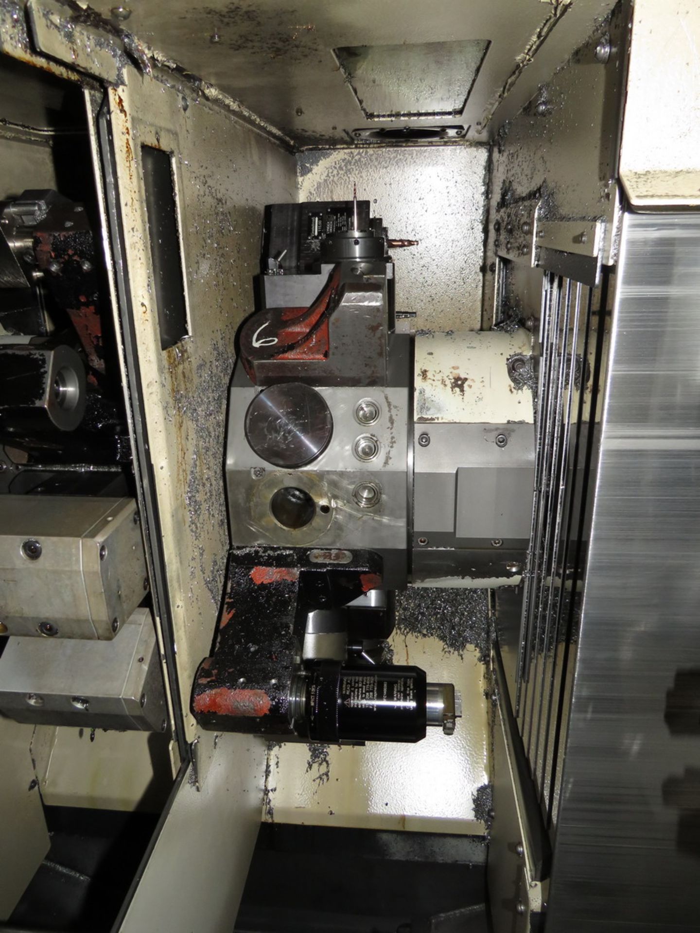 Mazak Model Multiplex 6100Y (S/N: 213058) (2008), Multi-Axis Dual Spindle Turning Center, 6,000 RPM, - Image 10 of 15