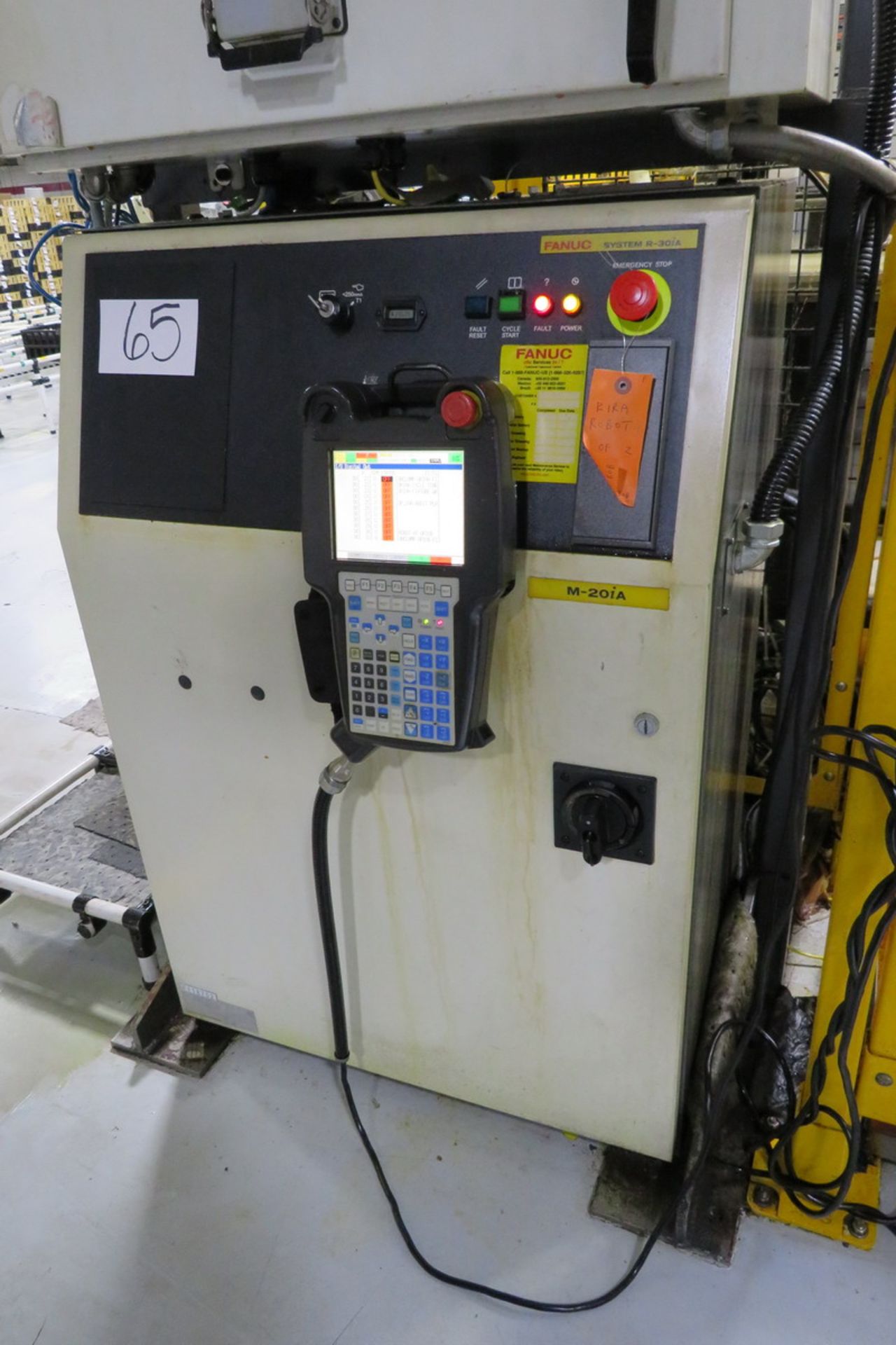 Fanuc Model M-20iA, 6-Axis Robot with Fanuc R-30iA Controller, Teach Pad (Ref. No. 20-62) (Sold - - Image 6 of 9