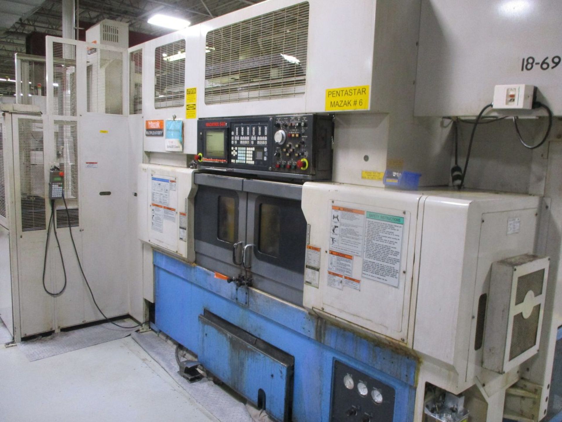 Mazak Model Multiplex 6100Y (S/N: 180111) (2005), Multi-Axis Dual Spindle Turning Center, 6,000 RPM, - Image 3 of 13