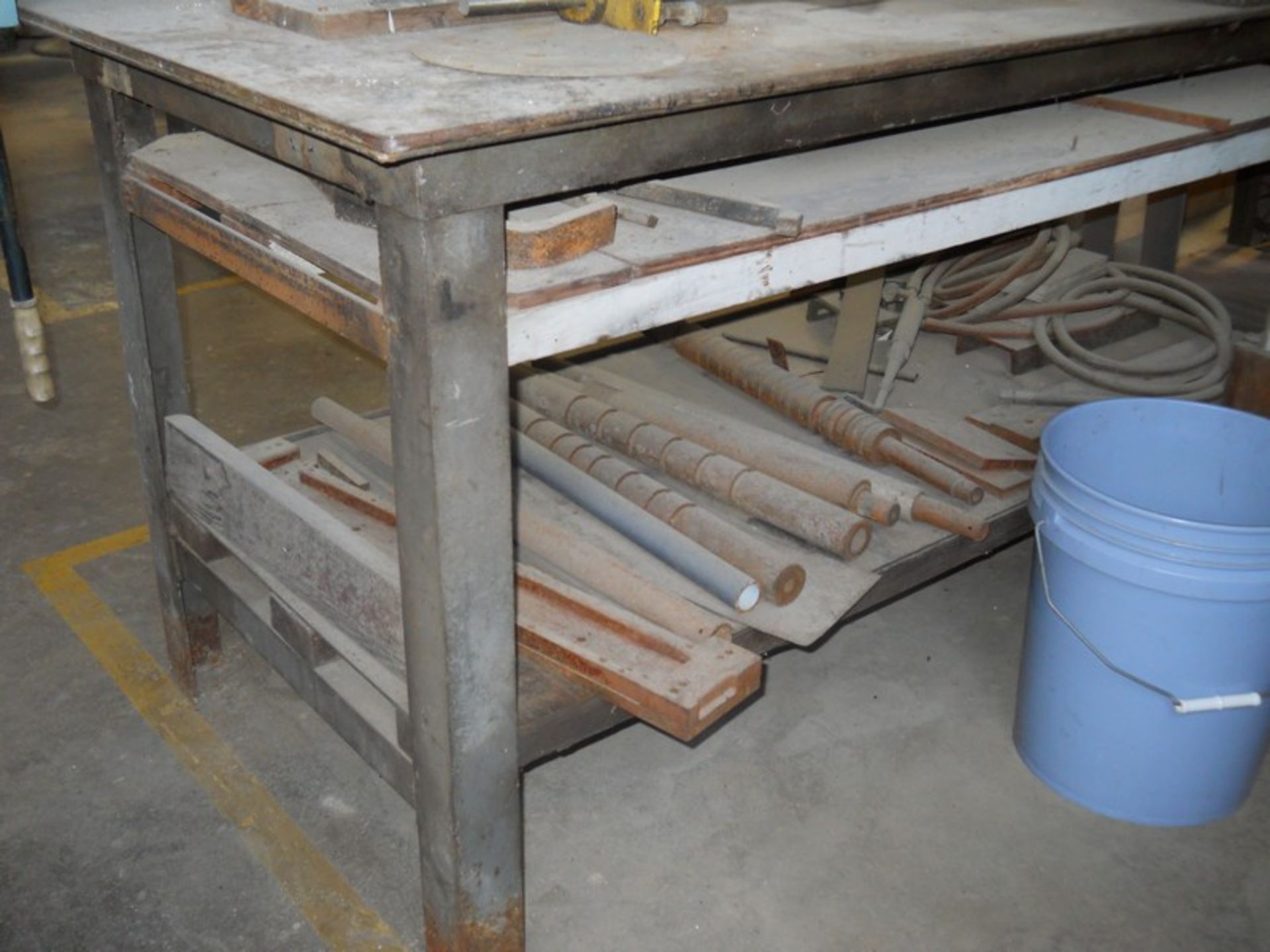 Metal Table; with Manual Shear