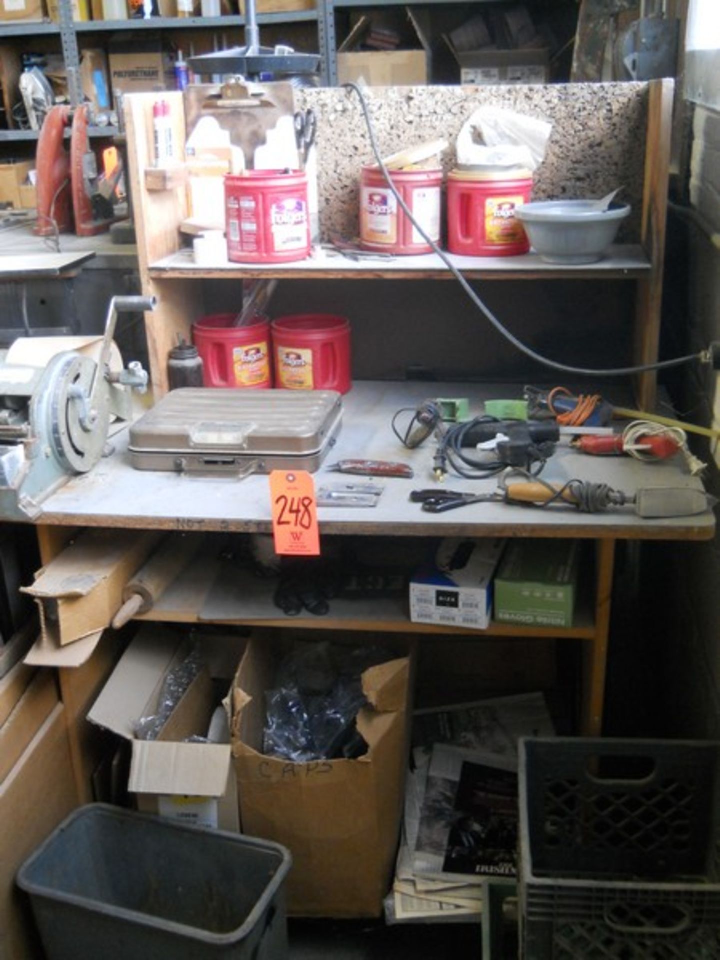 Lot - Shipping & Receiving Department, Including: Scale; Tape Dispenser; Glue Guns; Hand Held Iron - Image 2 of 7
