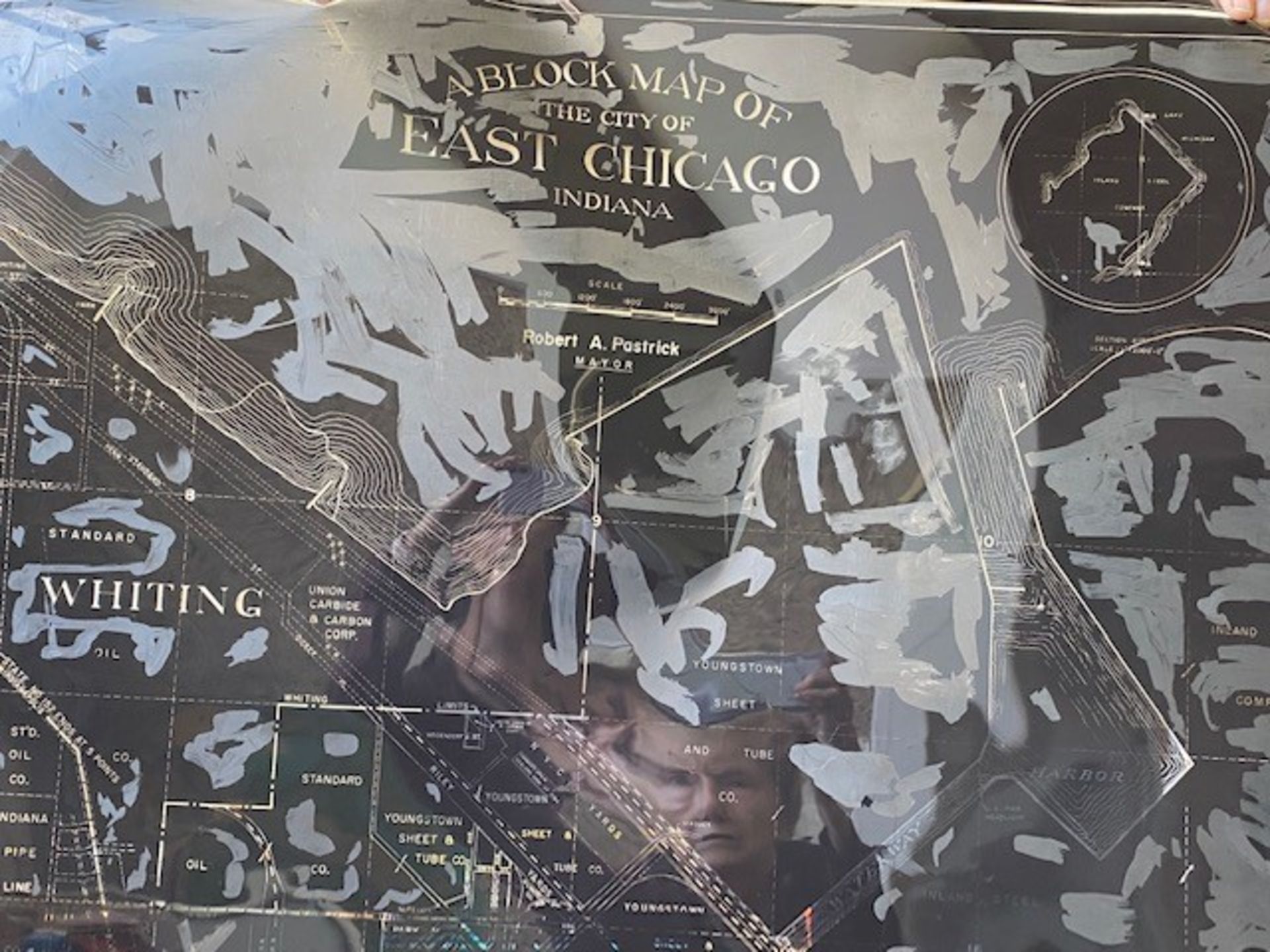 Block Map of East Chicago, Indiana