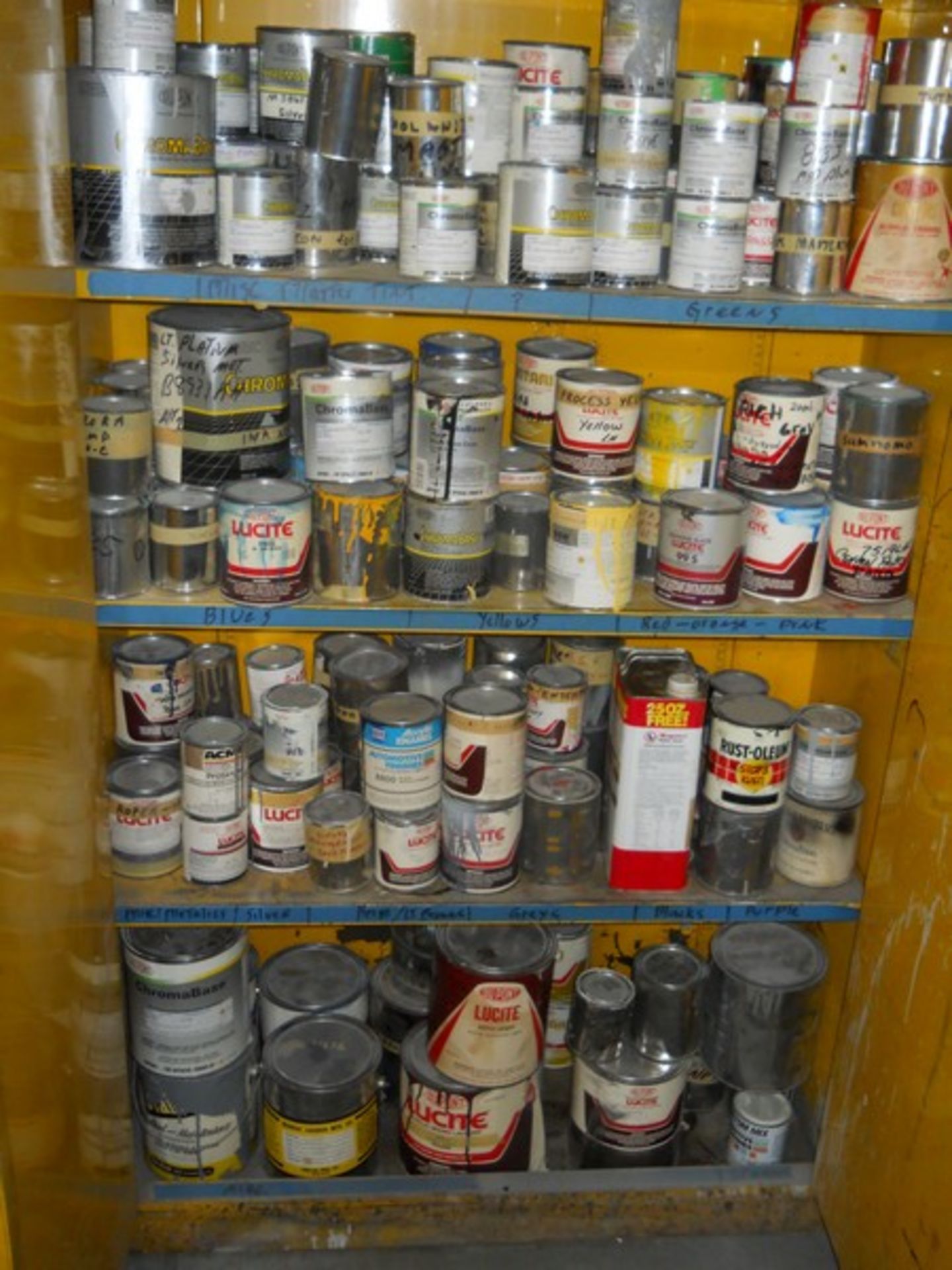 Fireproof Paint Storage Cabinet & Contents - Image 3 of 3