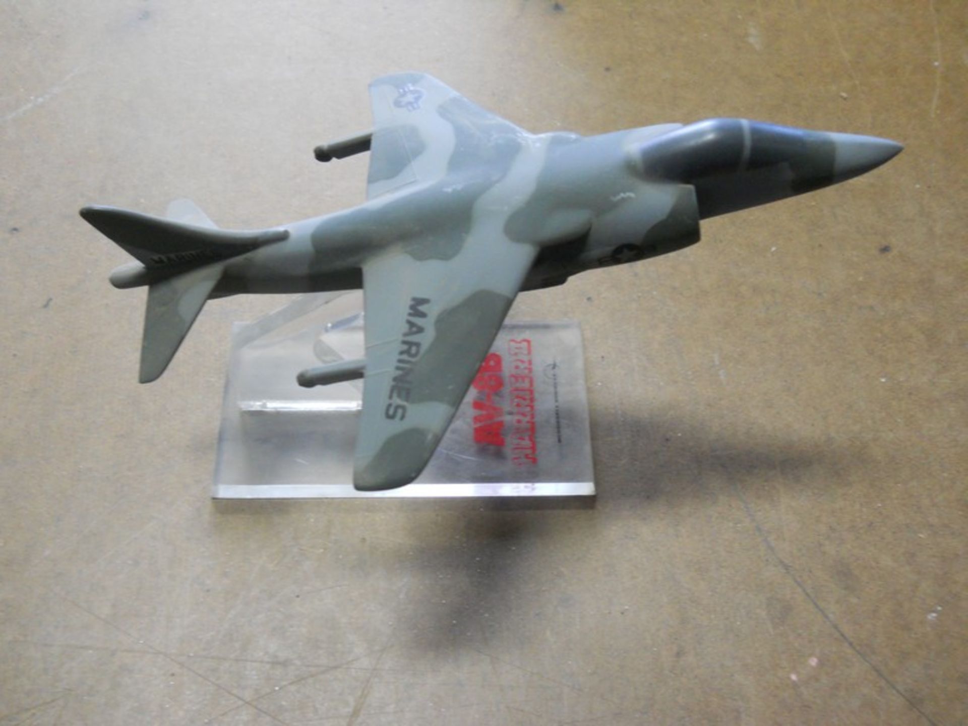 Model Harrier Fighter Airplane - Image 3 of 5