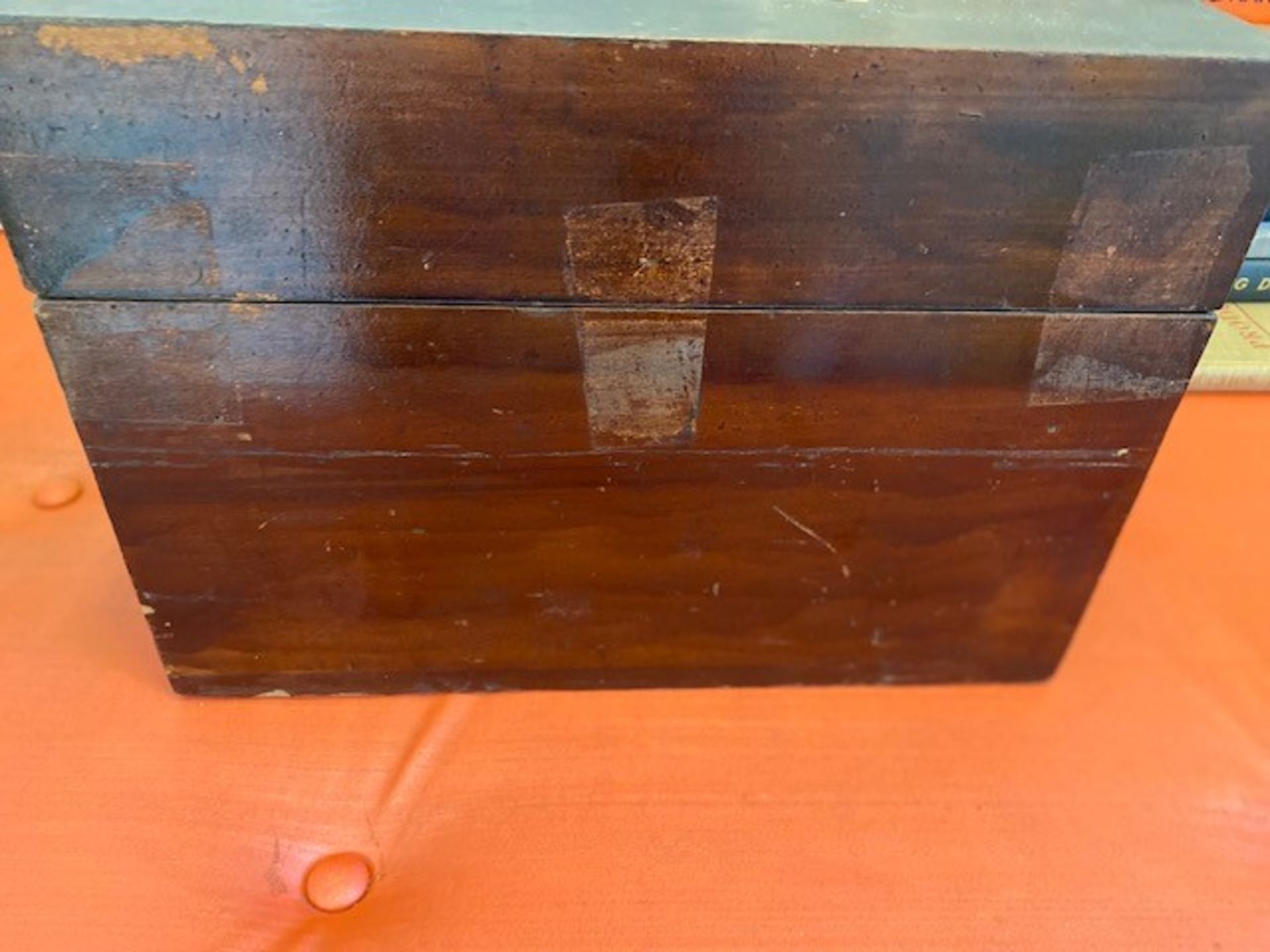 Antique Wooden Keepsakes Box - Image 2 of 5