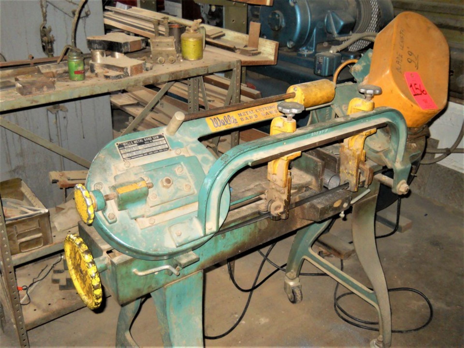 Wells Model 600 Horizontal Metal Cutting Band Saw, S/N: 11191