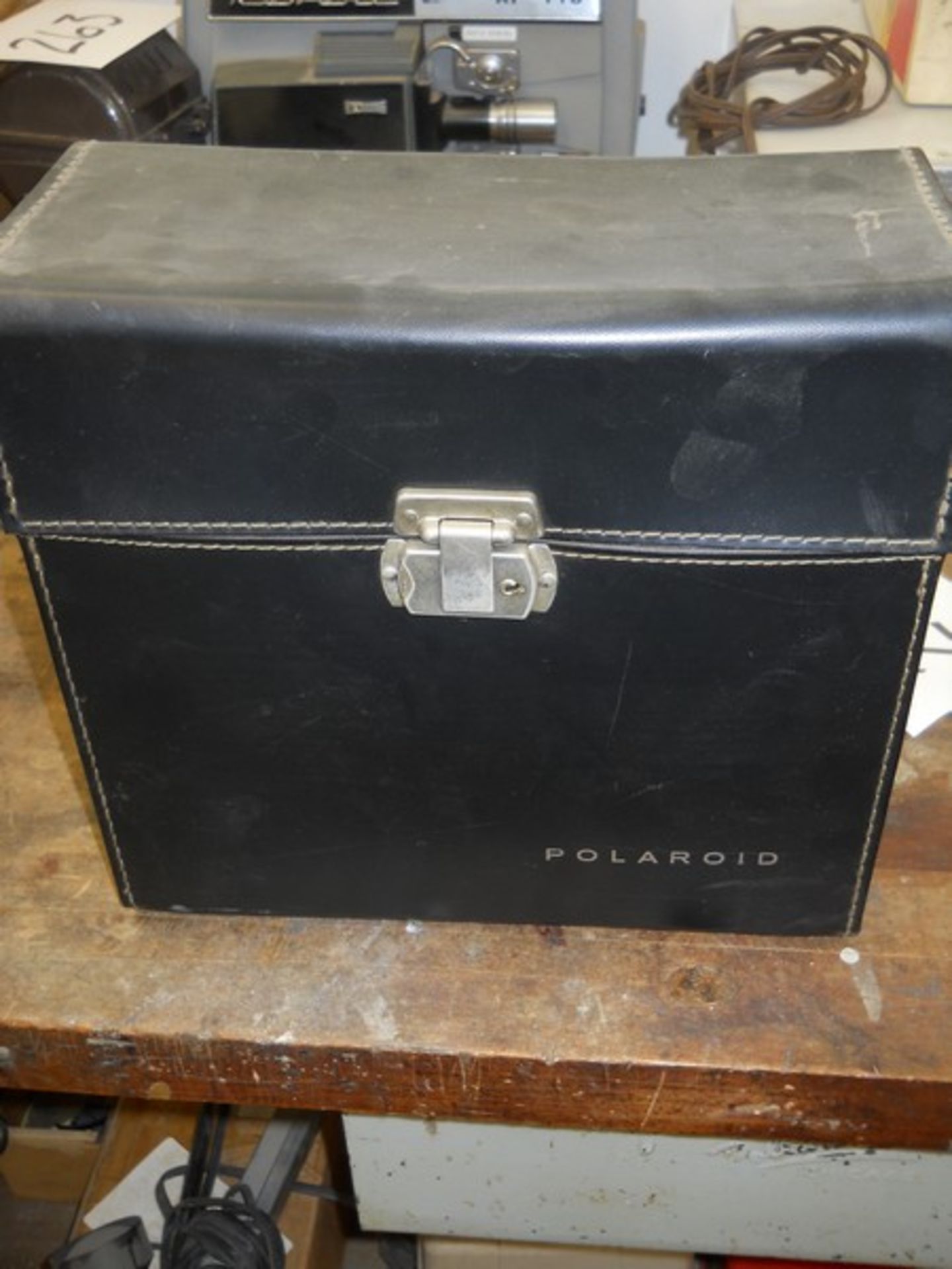 Polaroid Automatic 100 Land Camera. With Auxiliary Flash Unit, Carrying Case - Image 9 of 9
