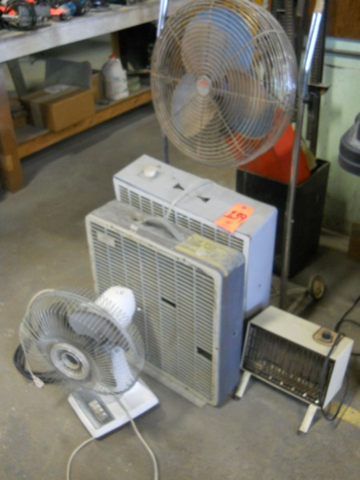 Lot - Shop Fans & Heater - Image 2 of 4