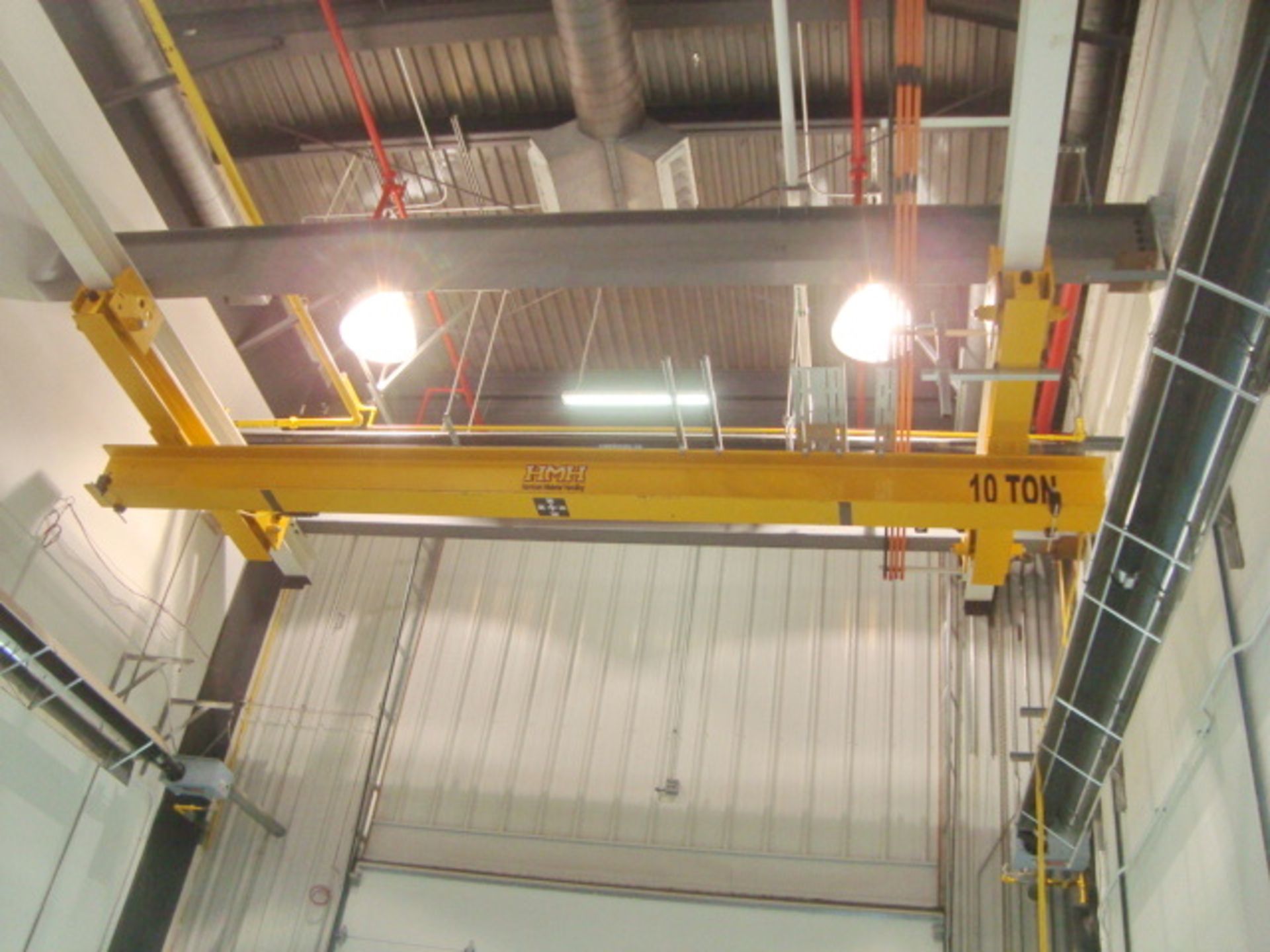 Harriman Material Handling Approx. 21' ft. Span 10-Ton Capacity Single Rail Bridge Crane With - Image 5 of 5