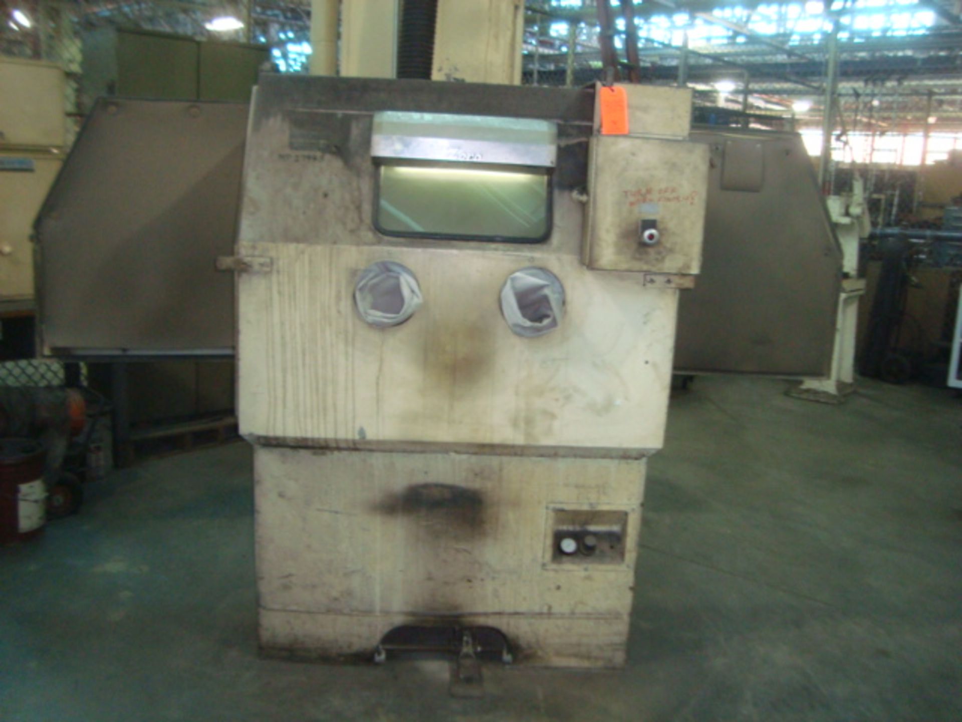 Clemco Model BNP 220-3 2-Glove Bead Blasting Cabinet With Swing Out Access Doors On Left & Right - Image 7 of 13