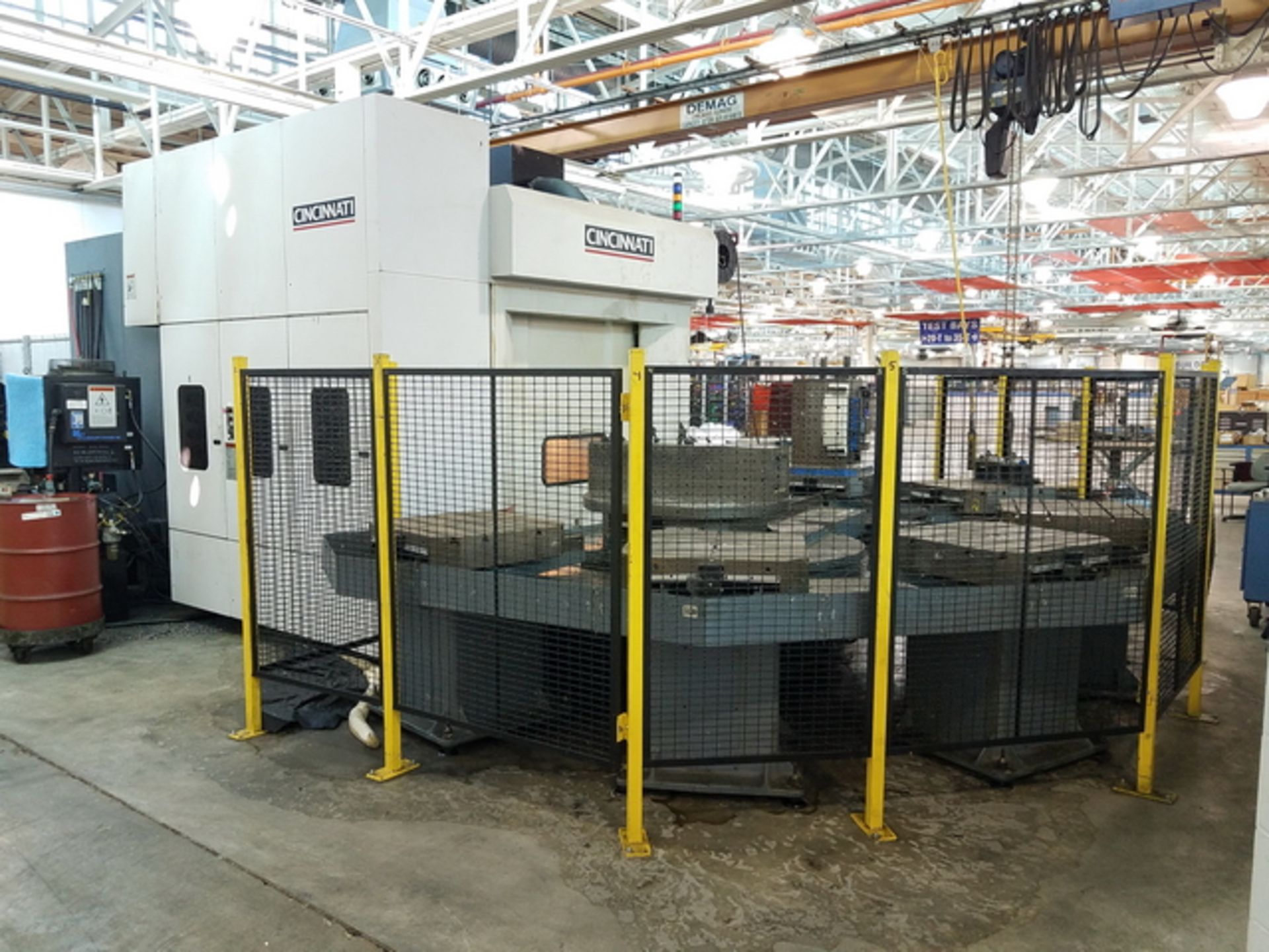 Cincinnati HPC-800 Magnum 4-Axis CNC Horizontal Machining Center, (2000) Cat-50 spindle, 7-Pallet - Image 7 of 10