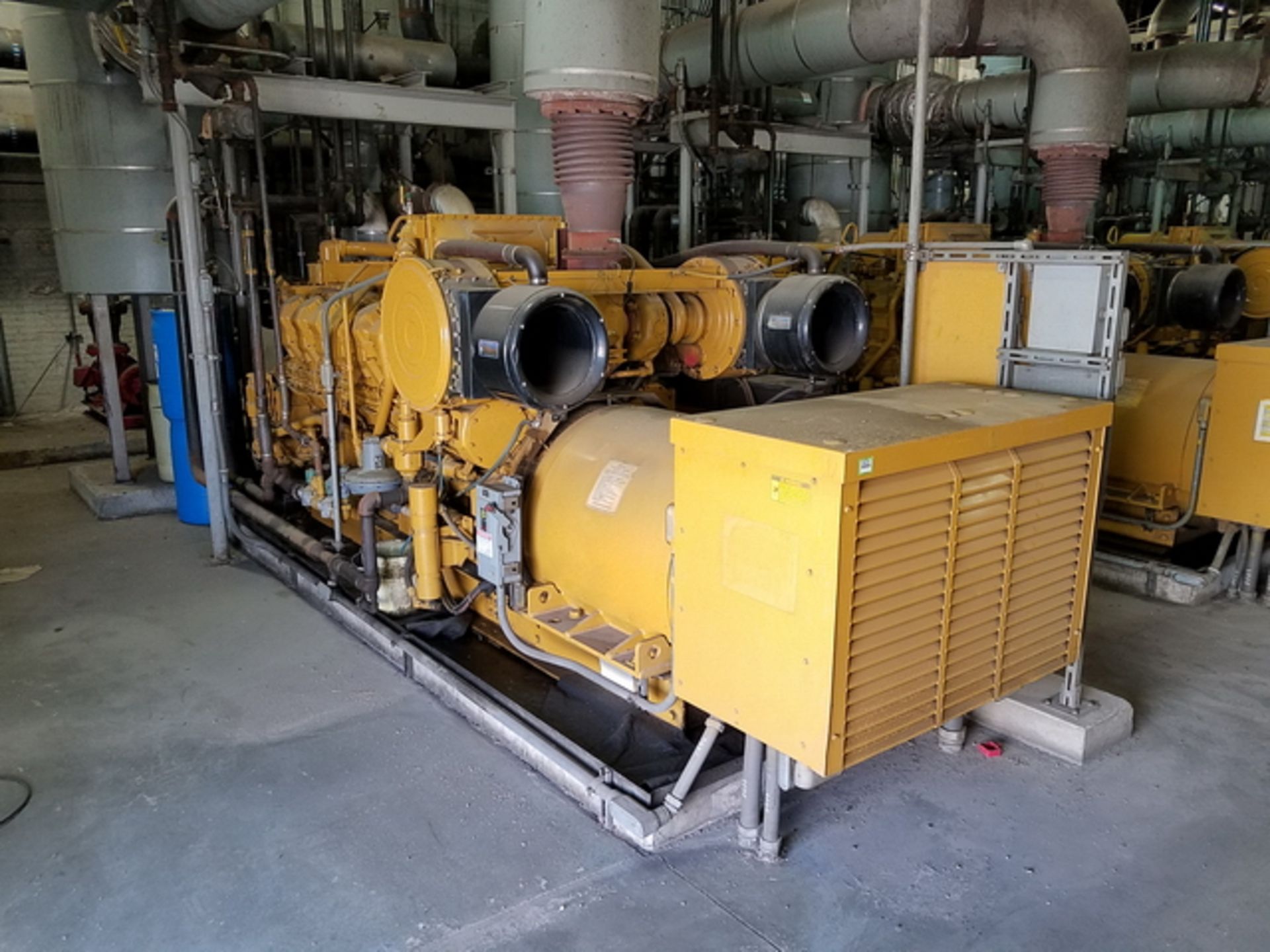 Caterpillar 3516 Generator Set, fuel natural gas, 962 KVA, 770 KW, rating .8 COS@ 60 Hertz, 3ph, 6 - Image 2 of 12