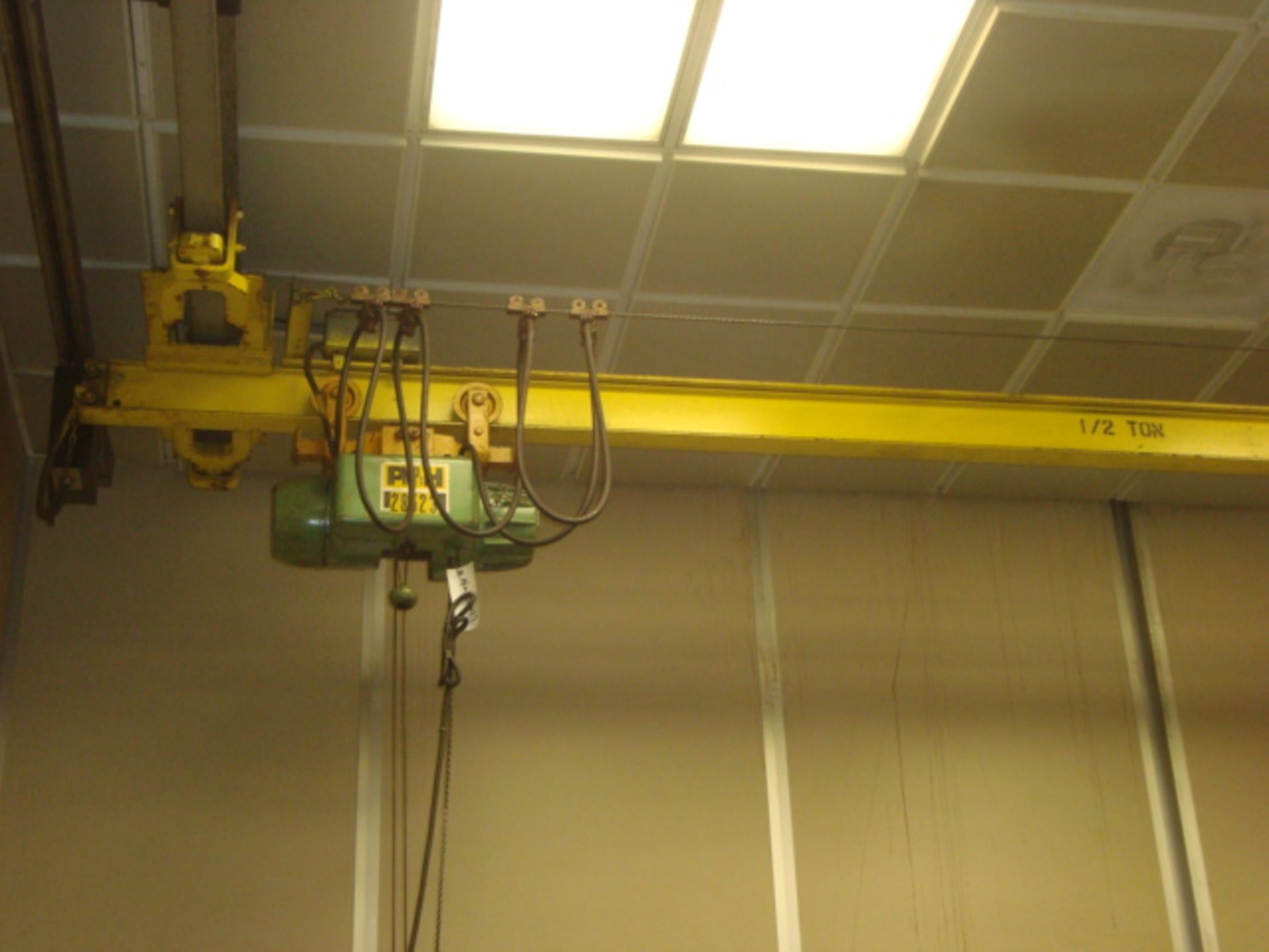 Approx. 16' ft. 1/2-Ton Capacity Bridge Crane With P & H 1/2-Ton Capacity Electric Cable Hoist. (CMM - Image 2 of 4