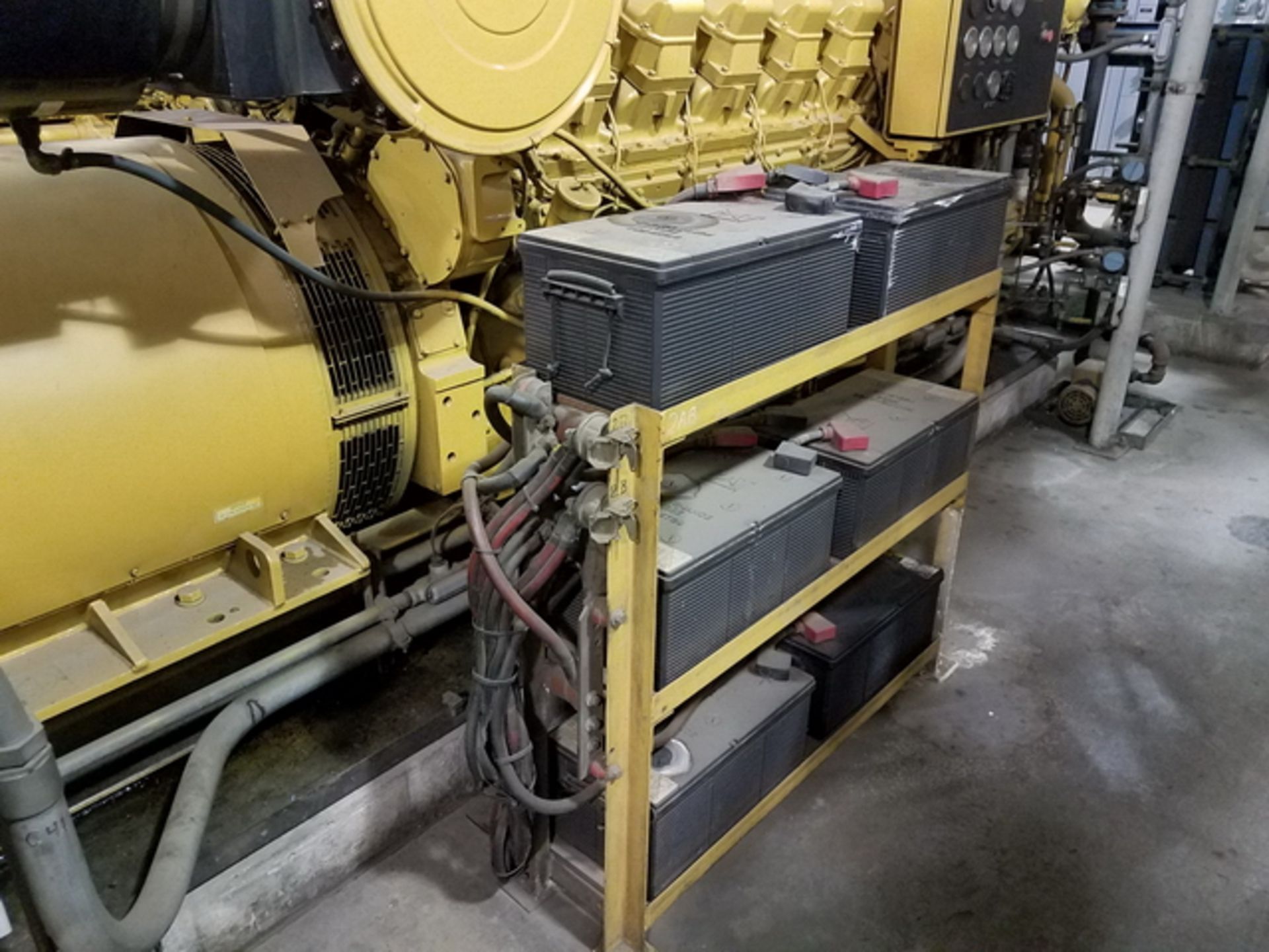 Caterpillar 3516 Generator Set, fuel natural gas, 962 KVA, 770 KW, rating .8 COS@ 60 Hertz, 3ph, 6 - Image 7 of 9