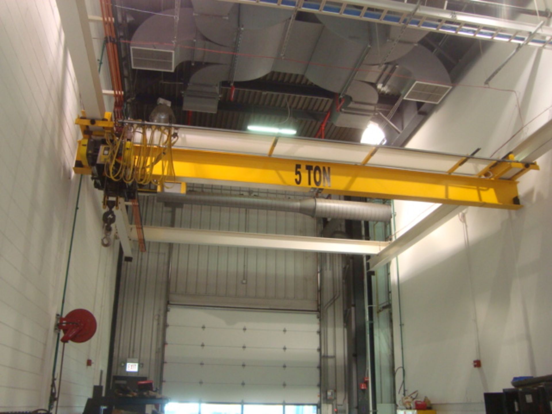 Approx. 24' ft. 5-Ton Capacity Single Rail Bridge Crane With R & M Material Handling 5-Ton