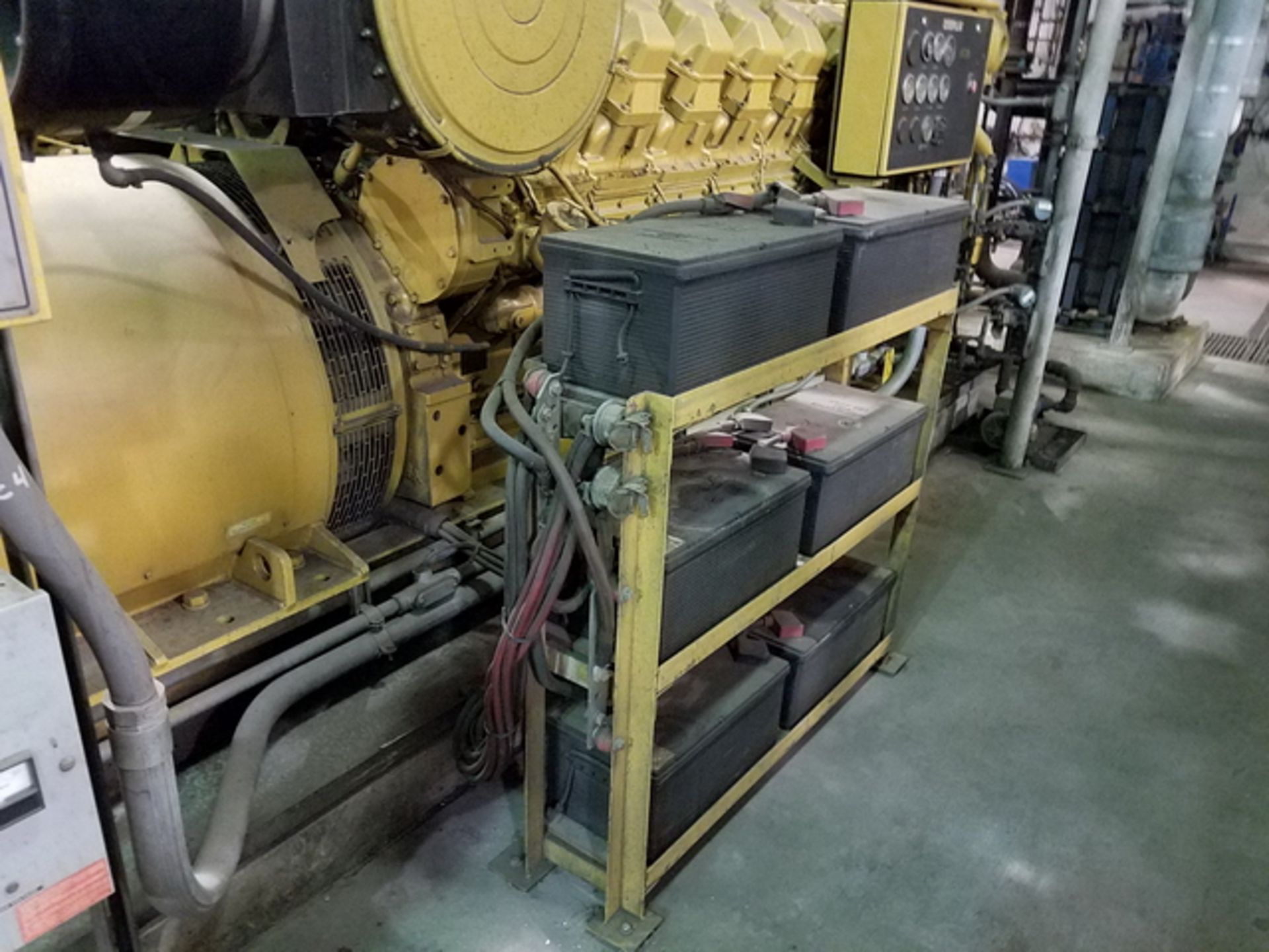 Caterpillar 3516 Generator Set, fuel natural gas, 962 KVA, 770 KW, rating .8 COS@ 60 Hertz, 3ph, 6 - Image 3 of 9