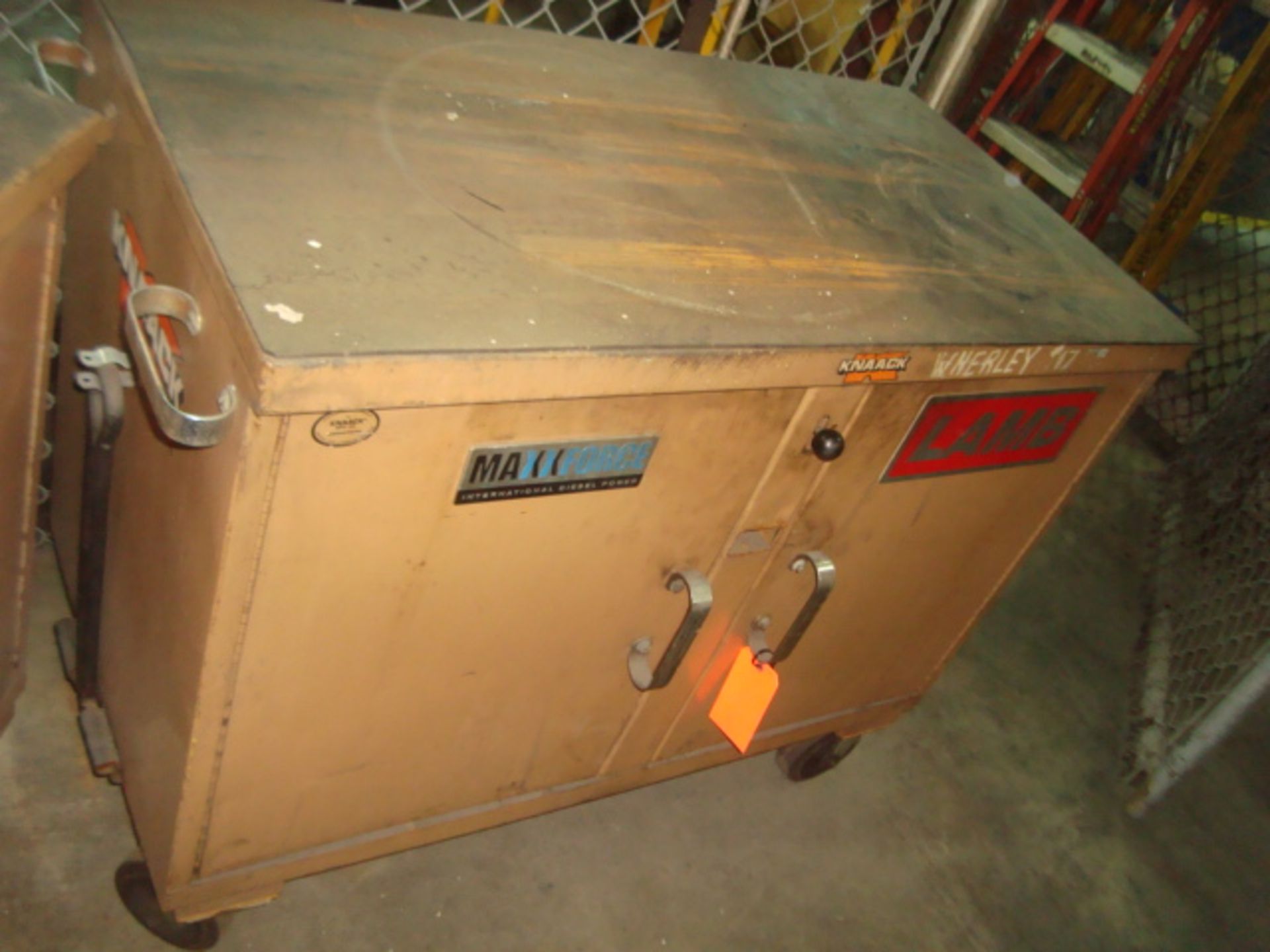 Knaack Mfg. Co. Mobile Heavy Duty Locking Toolbox. Approx. Dims: 46" in. x 25" in. x 38" in. H. - Image 3 of 5