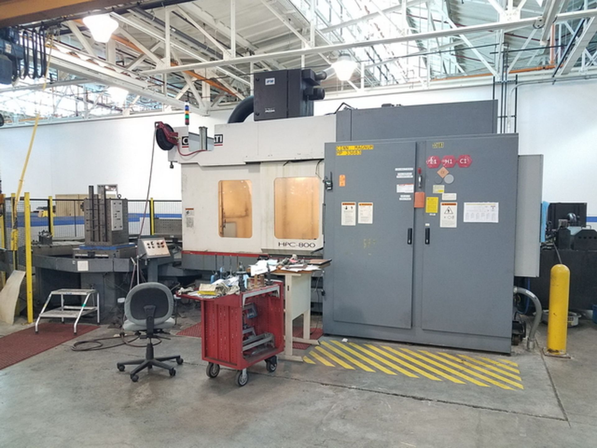 Cincinnati HPC-800 Magnum 4-Axis CNC Horizontal Machining Center, (2000) Cat-50 spindle, 7-Pallet - Image 3 of 10