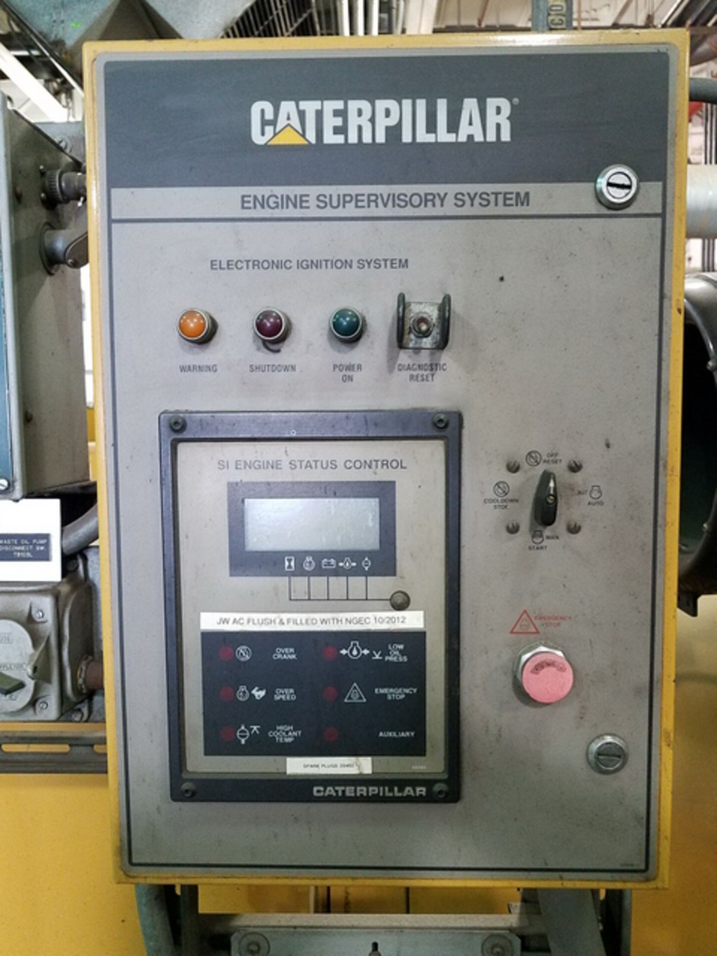 Caterpillar 3516 Generator Set, fuel natural gas, 962 KVA, 770 KW, rating .8 COS@ 60 Hertz, 3ph, 6 - Image 5 of 9