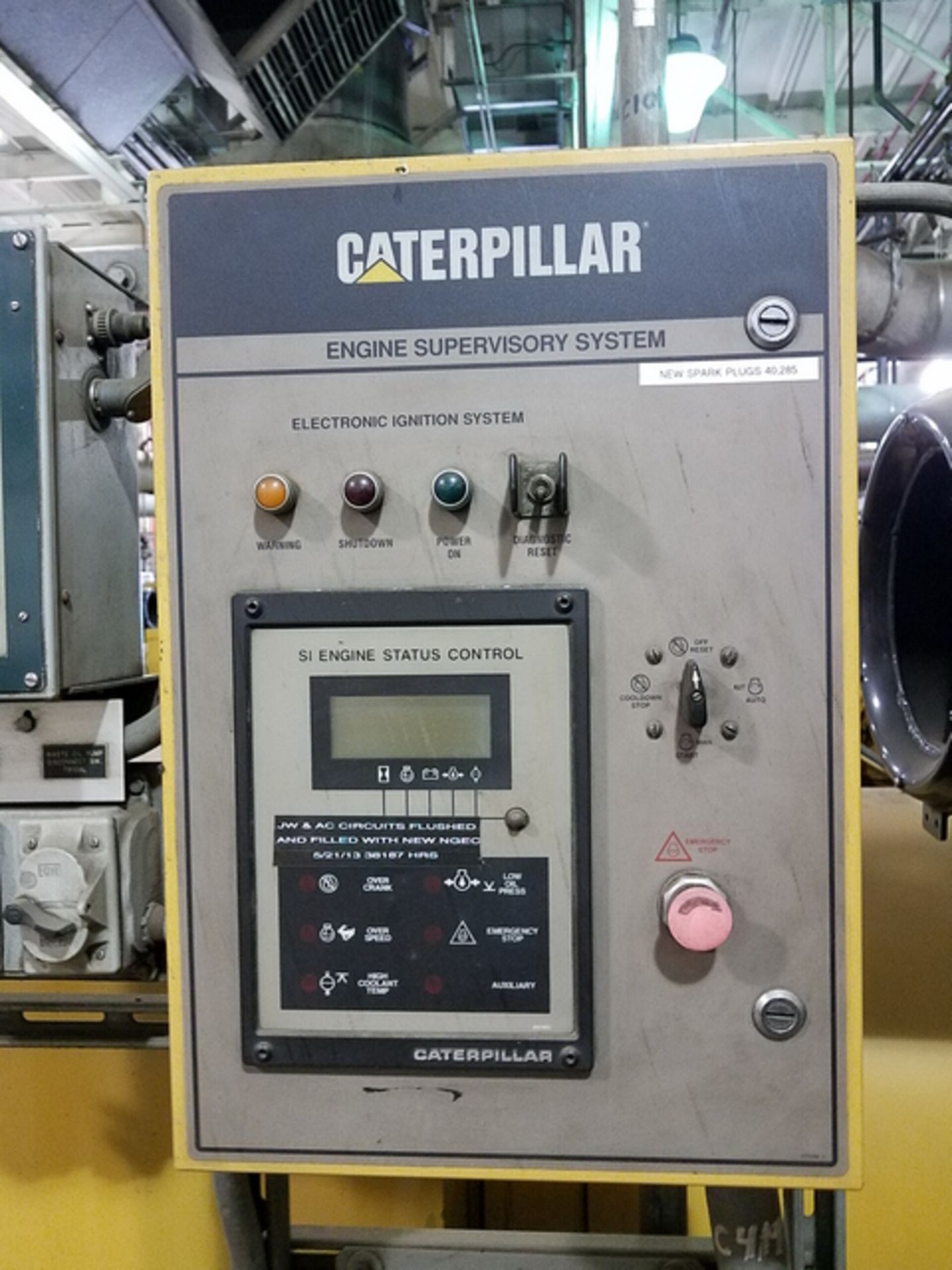 Caterpillar 3516 Generator Set, fuel natural gas, 962 KVA, 770 KW, rating .8 COS@ 60 Hertz, 3ph, 6 - Image 4 of 9