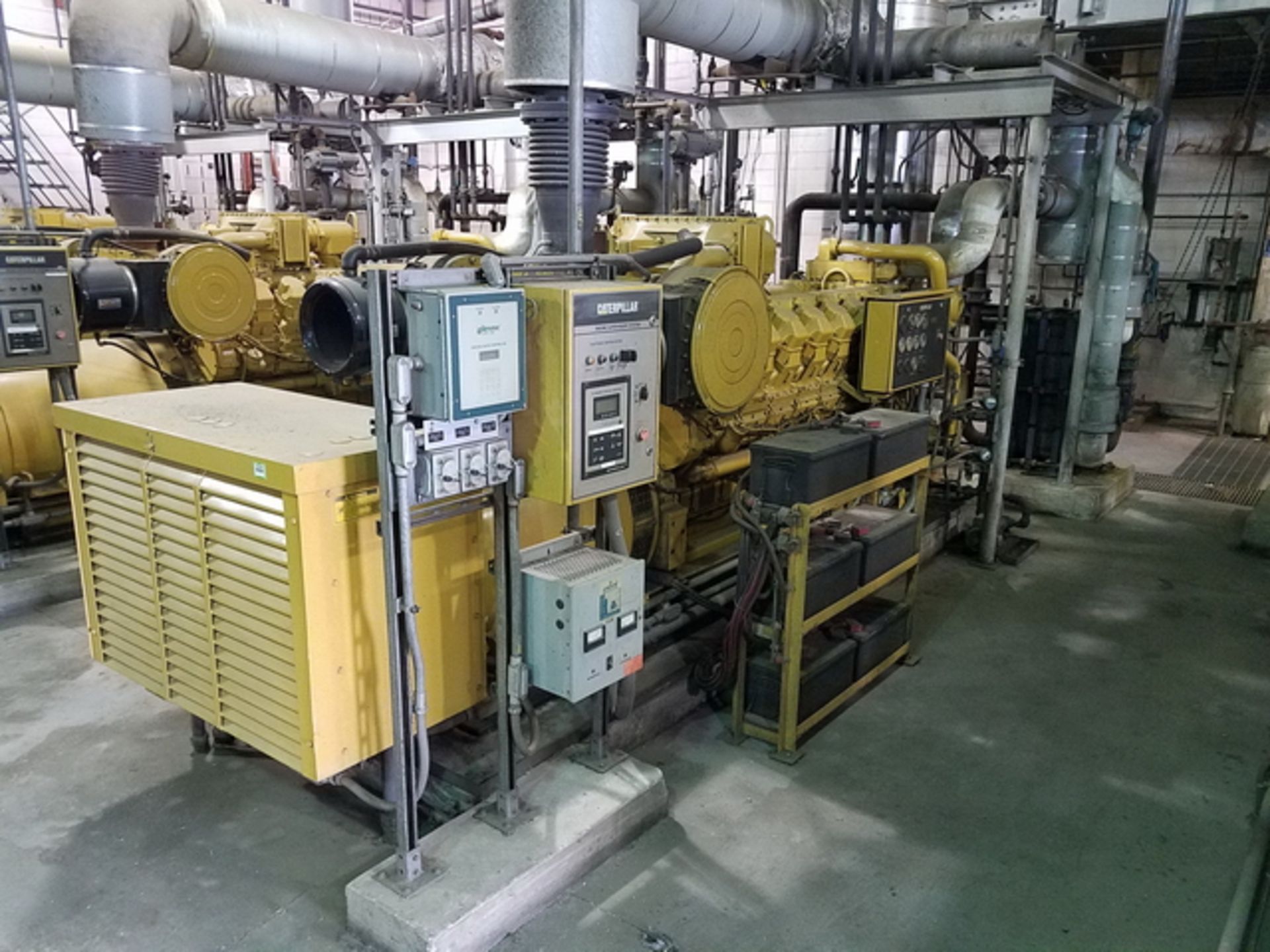 Caterpillar 3516 Generator Set, fuel natural gas, 962 KVA, 770 KW, rating .8 COS@ 60 Hertz, 3ph, 6