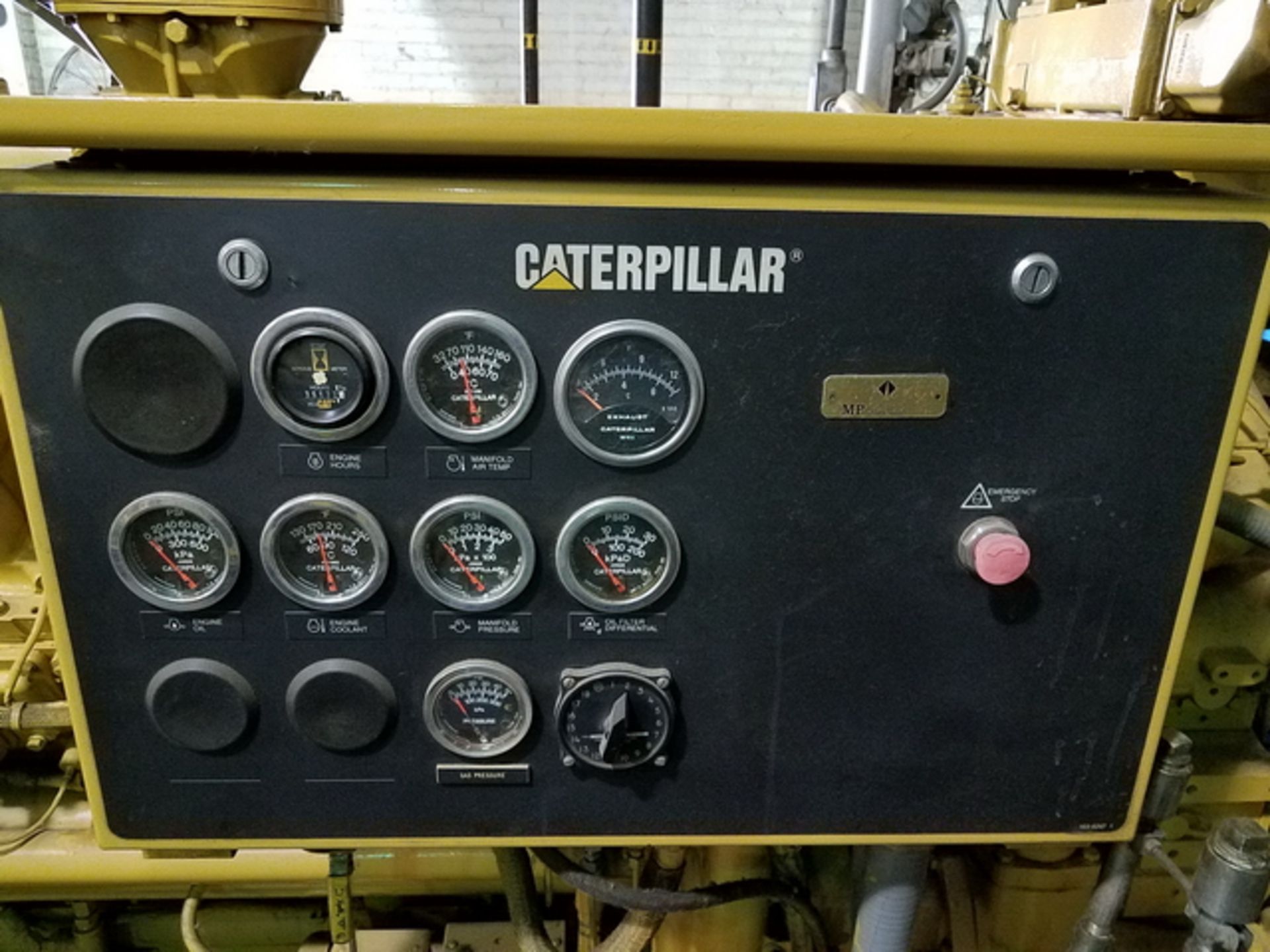 Caterpillar 3516 Generator Set, fuel natural gas, 962 KVA, 770 KW, rating .8 COS@ 60 Hertz, 3ph, 6 - Image 4 of 12