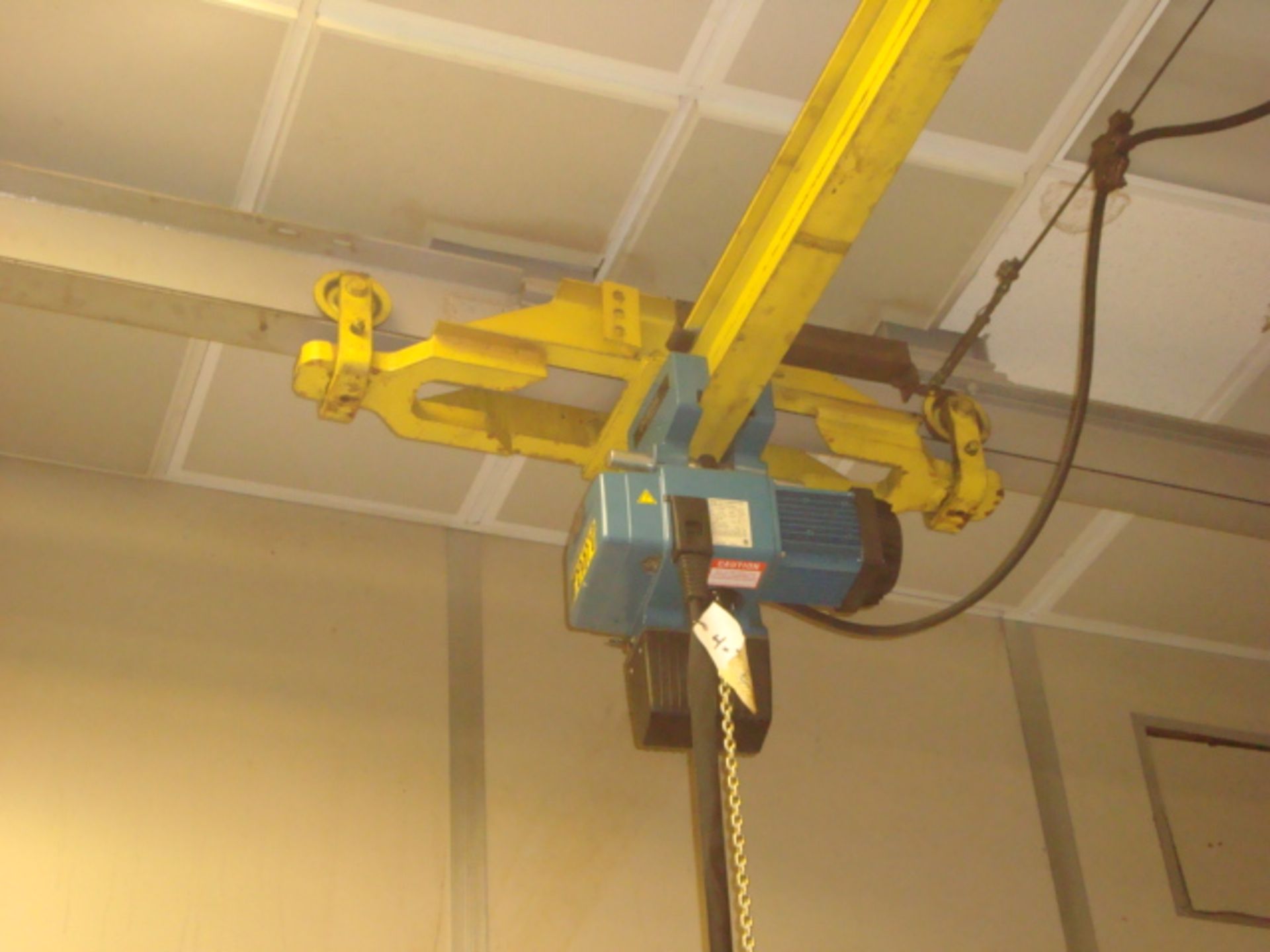 Approx. 16' ft. 1/2-Ton Capacity Bridge Crane With DeMag 1/2-Ton Capacity Electric Chain Hoist. (CMM - Image 3 of 6