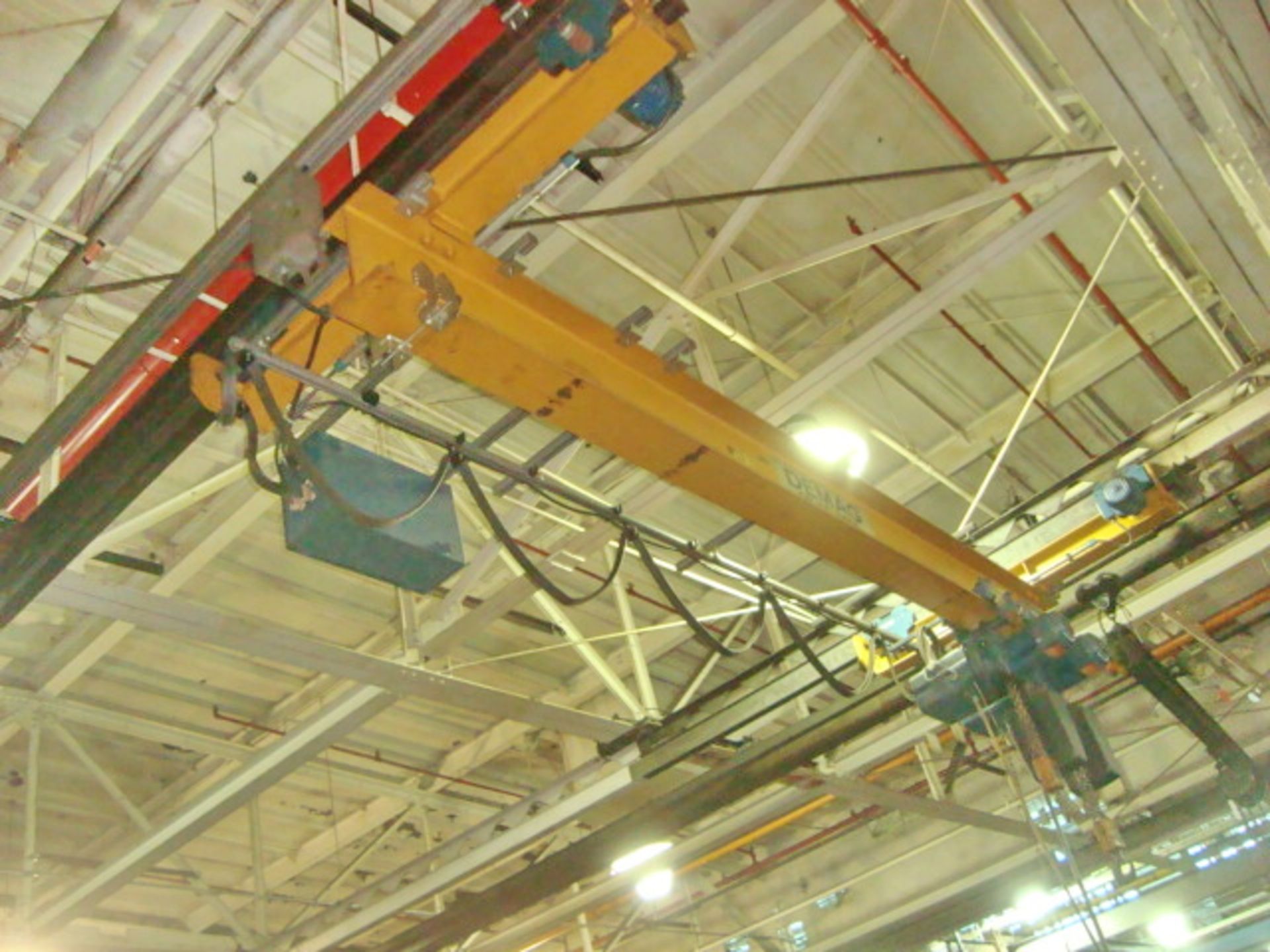 DeMag (Chicago) Approx. 15' ft. x 6' ft. 4-Ton Capacity Single Rail Bridge Crane With (Qty 2) - Image 2 of 5