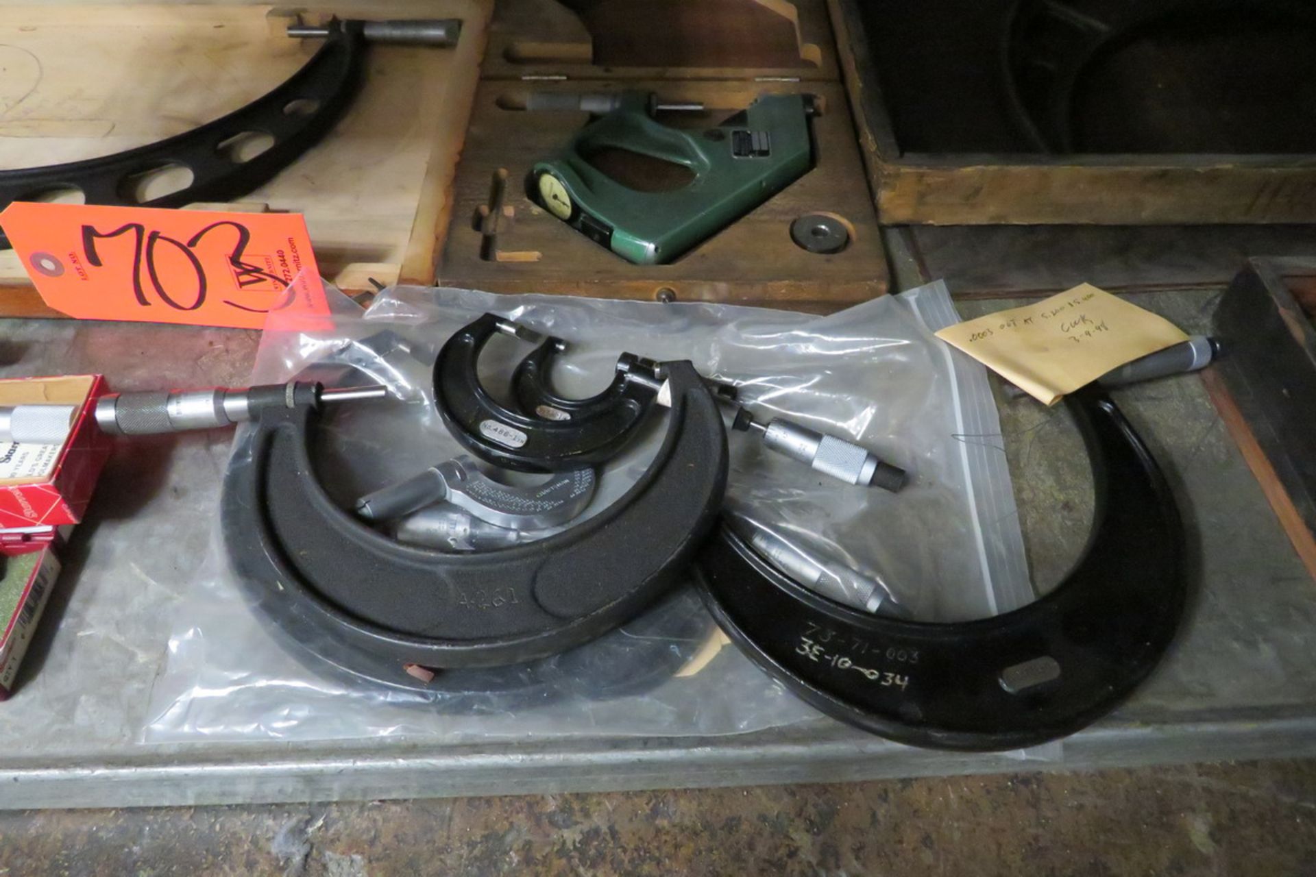 (18) Assorted OD Micrometers, Sizes 0 - 1" to 11"-12" (Basement, CY 53, Inspection Laydown) - Image 2 of 3