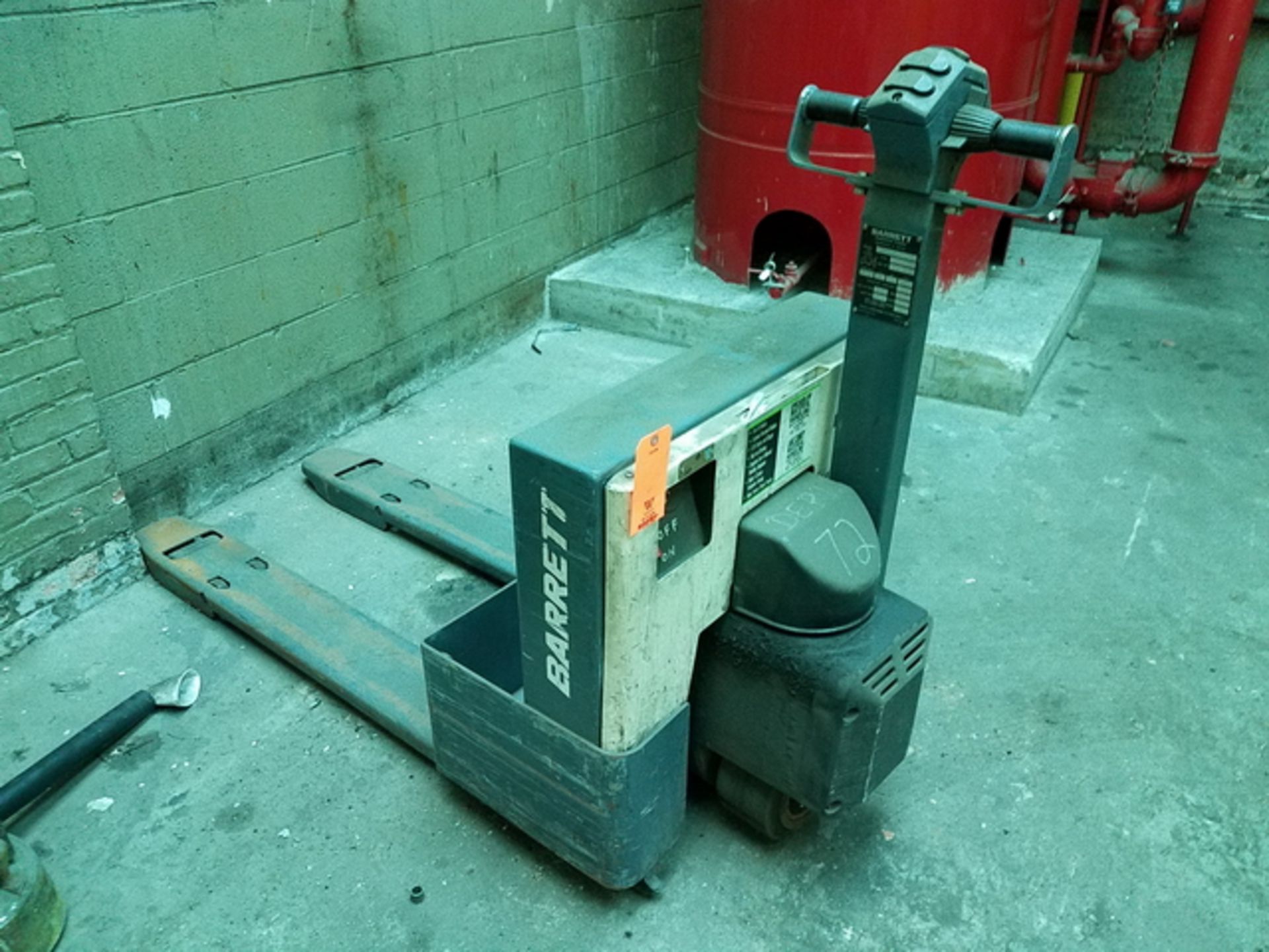 Barrett Model EWP45 4,500 lb. Capacity Electric Pallet Jack. 24V. Sn# C40-13276, Asset# 33990. - Image 3 of 4