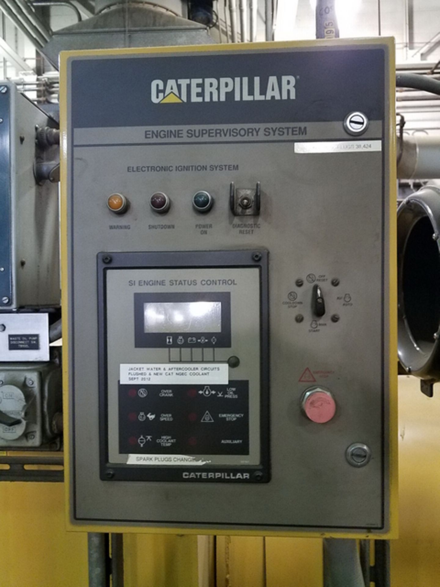 Caterpillar 3516 Generator Set, fuel natural gas, 962 KVA, 770 KW, rating .8 COS@ 60 Hertz, 3ph, 6 - Image 3 of 7