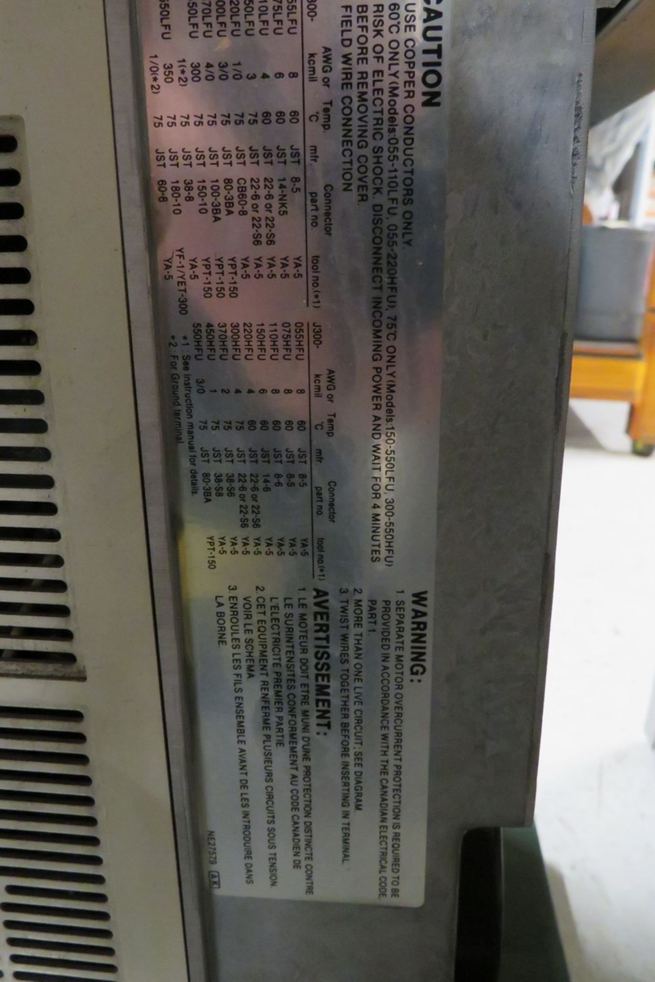 Sabina Variable Frequency Drive (Basement, CY 51, Parts Crib) - Image 2 of 2