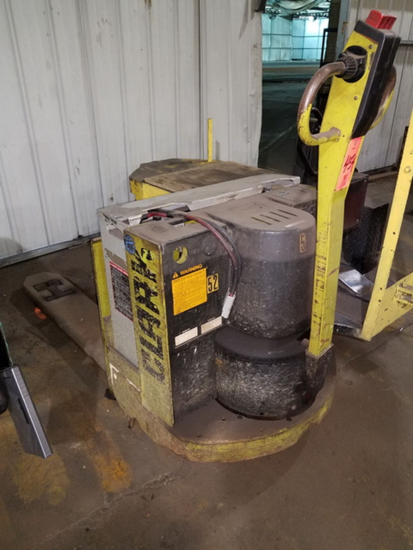 Clark Model P60E 6,000 lb. Capacity Electric Walk Behind Lift Truck, 12V. Sn# P465346435TA686,