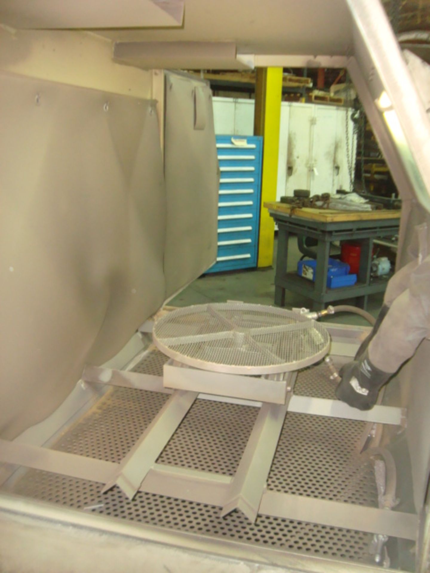 Clemco Model BNP 220-3 2-Glove Bead Blasting Cabinet With Swing Out Access Doors On Left & Right - Image 6 of 13