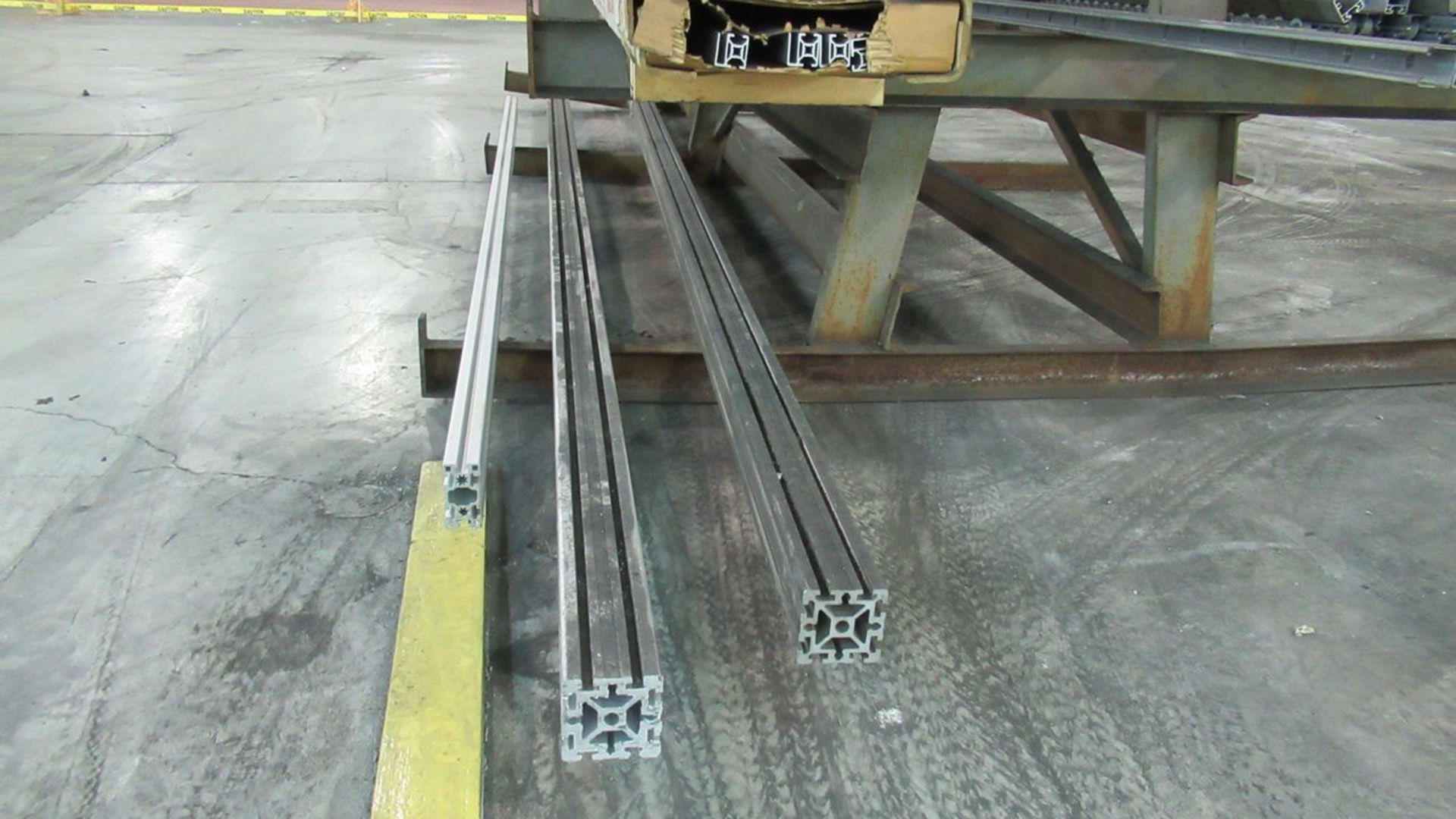 Double Sided Cantilever Racks with Skate Wheel Conveyor, Aluminum Box Frame, Etc. (Column B-18 - Image 3 of 4