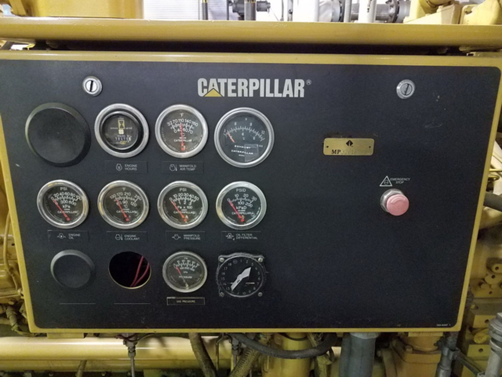 Caterpillar 3516 Generator Set, fuel natural gas, 962 KVA, 770 KW, rating .8 COS@ 60 Hertz, 3ph, 6 - Image 5 of 7