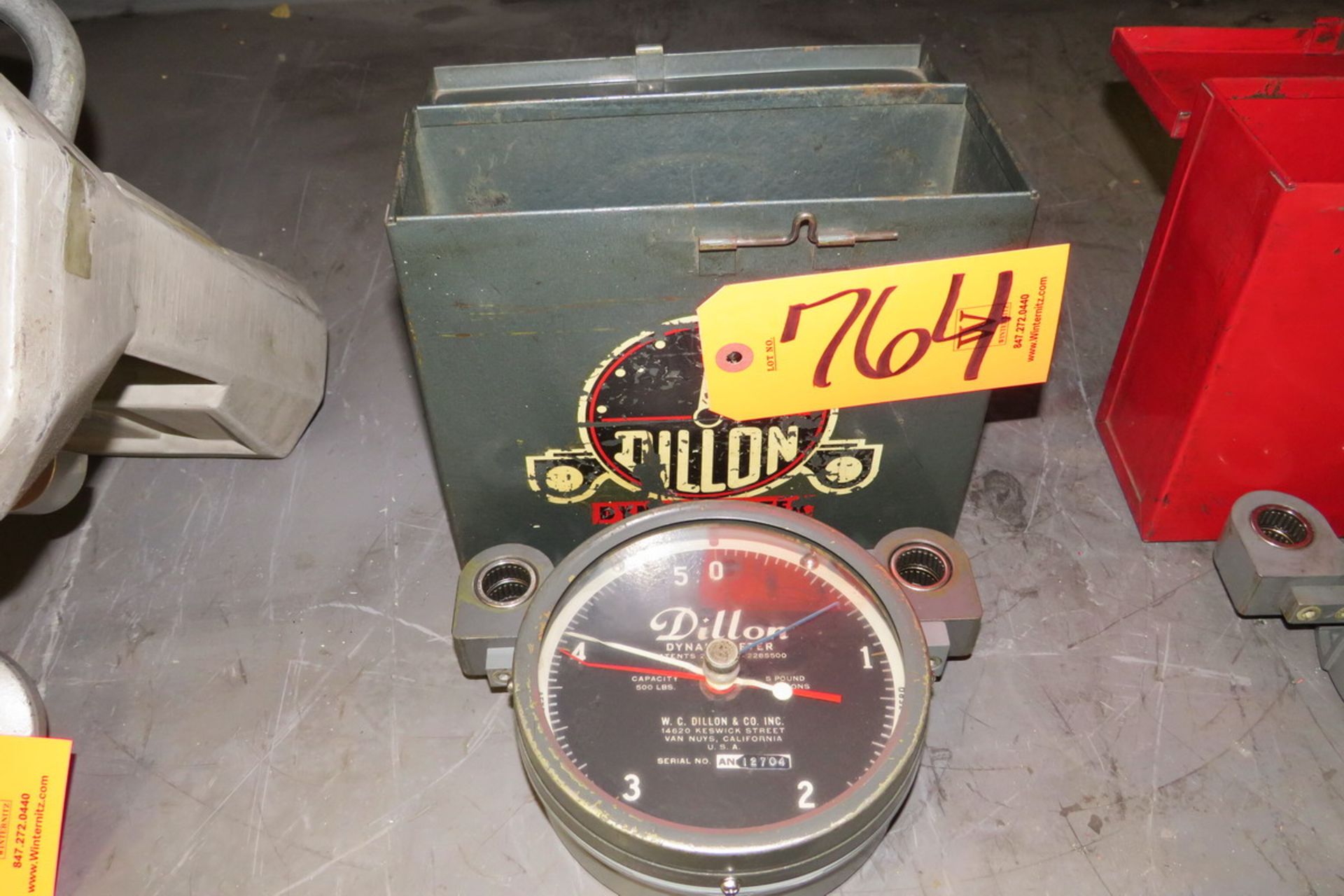 Dillor Dynamometer, 500lb Max Capacity (Basement, CY 53, Inspection Laydown)