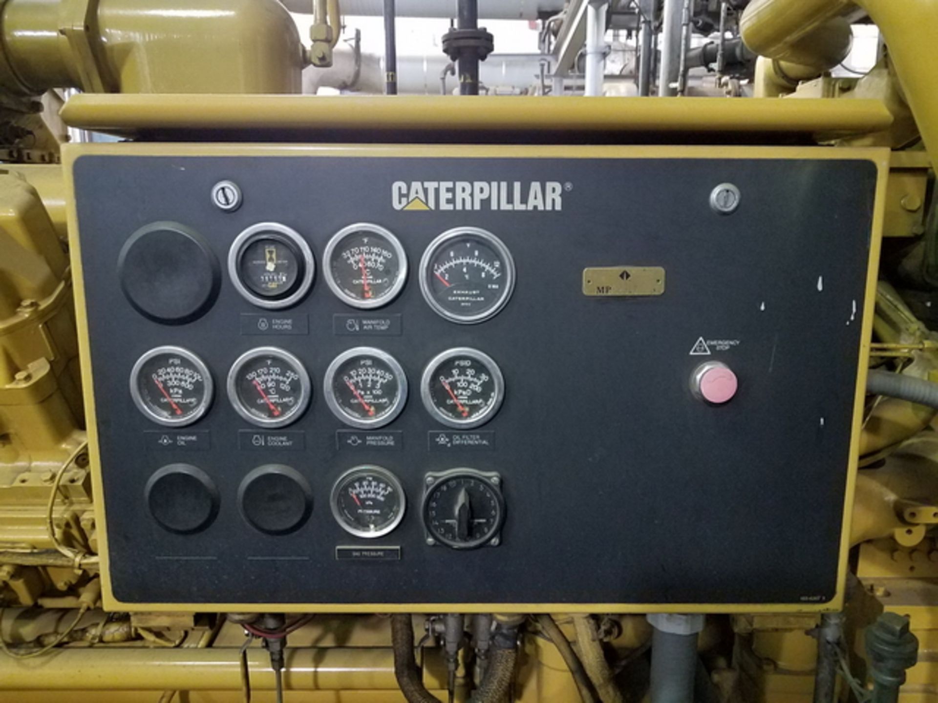Caterpillar 3516 Generator Set, fuel natural gas, 962 KVA, 770 KW, rating .8 COS@ 60 Hertz, 3ph, 6 - Image 7 of 9