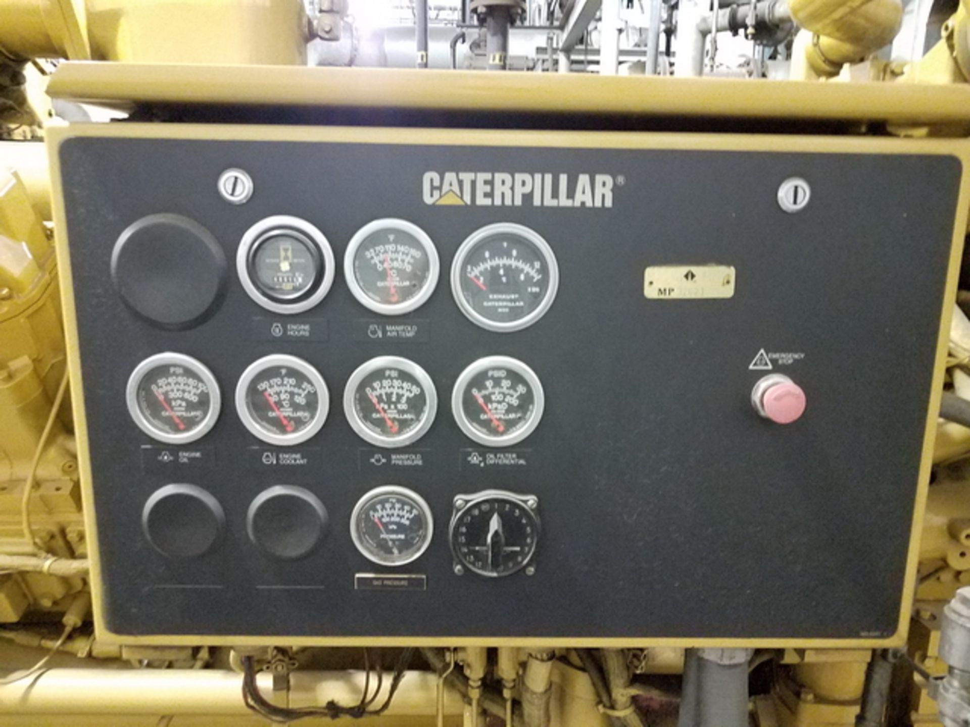 Caterpillar 3516 Generator Set, fuel natural gas, 962 KVA, 770 KW, rating .8 COS@ 60 Hertz, 3ph, 6 - Image 5 of 7