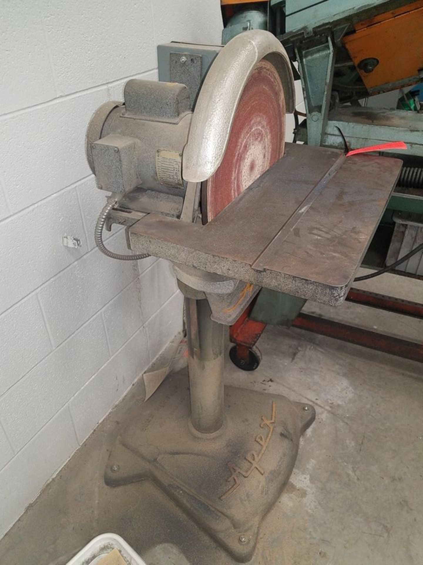 Apex 15" Pedestal Disc Sander (Hydraulic Lab) - Image 2 of 2