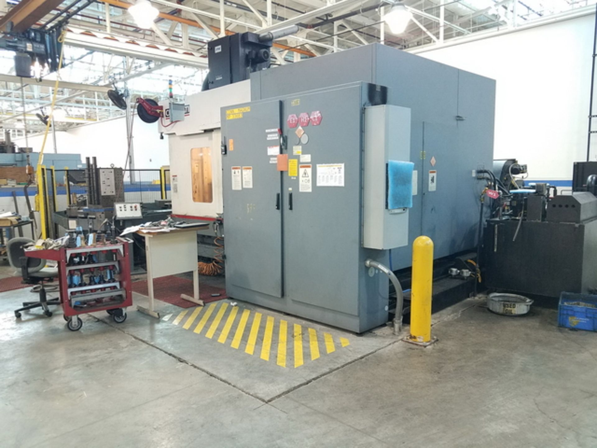 Cincinnati HPC-800 Magnum 4-Axis CNC Horizontal Machining Center, (2000) Cat-50 spindle, 7-Pallet - Image 5 of 10