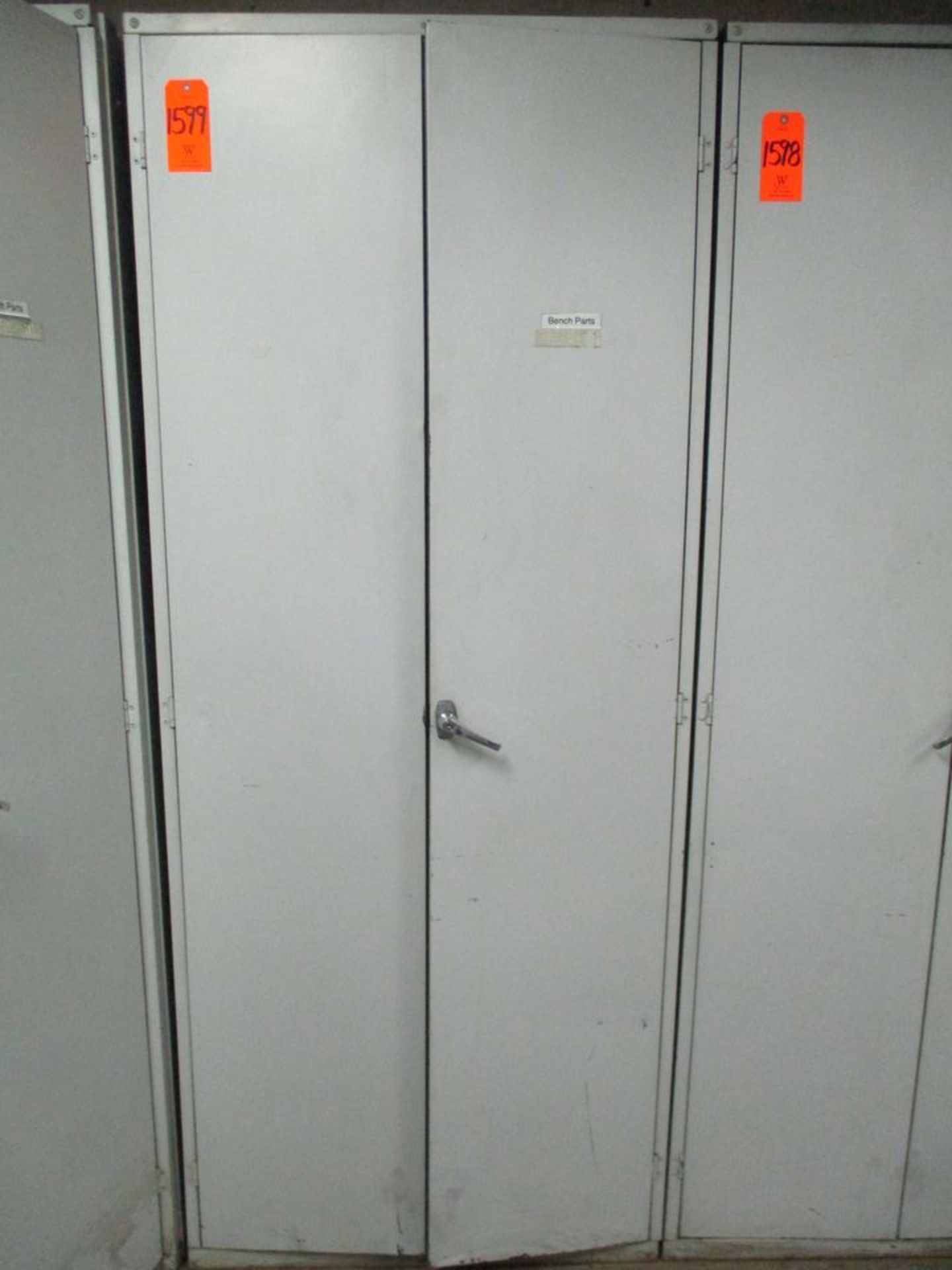 2-Door Metal Storage Cabinet, 36" X 20" X 87" (Basement CY-68 Cage 7)