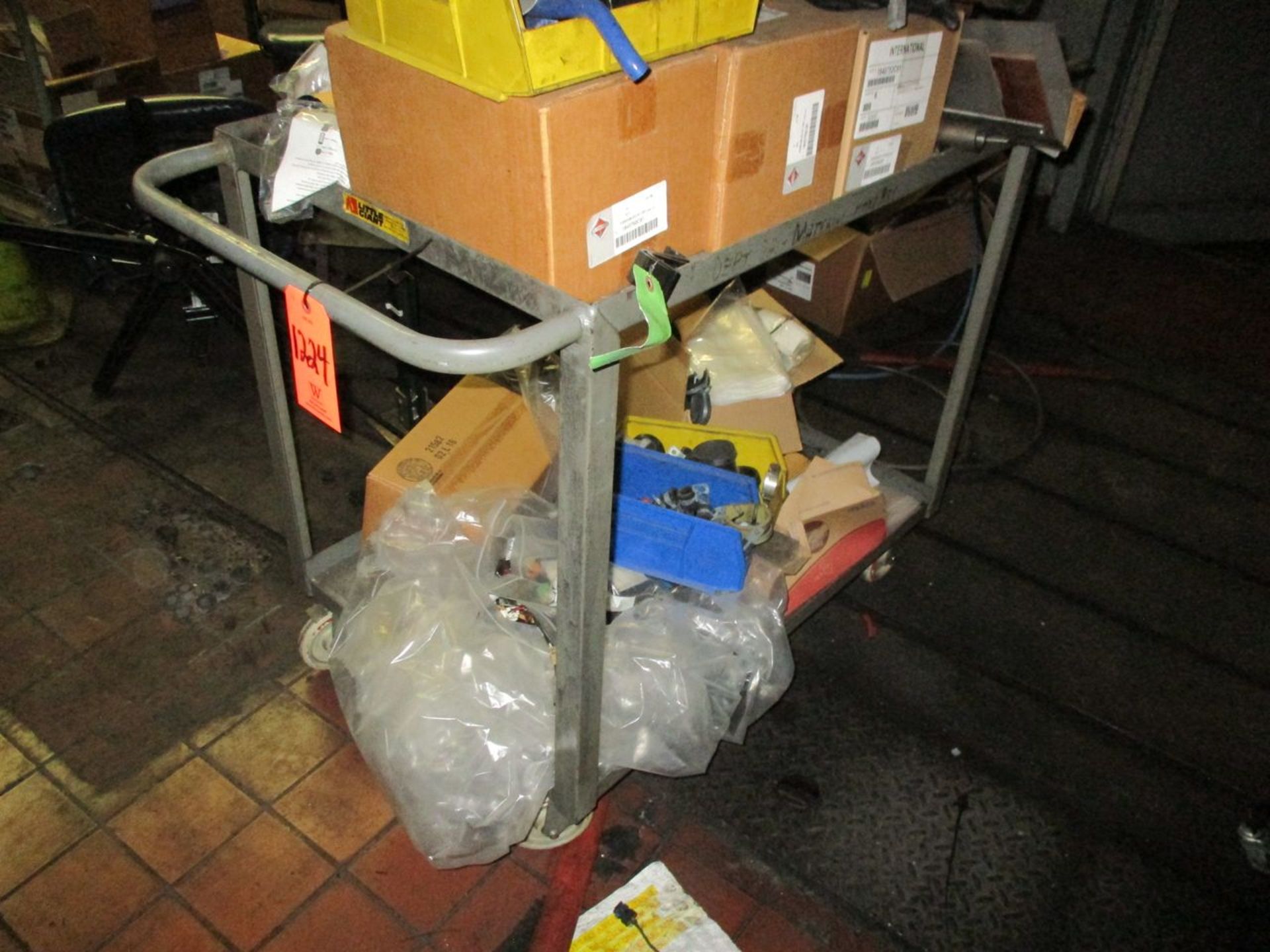(2) 2-Tier Steel Utility Carts (Cell 4)