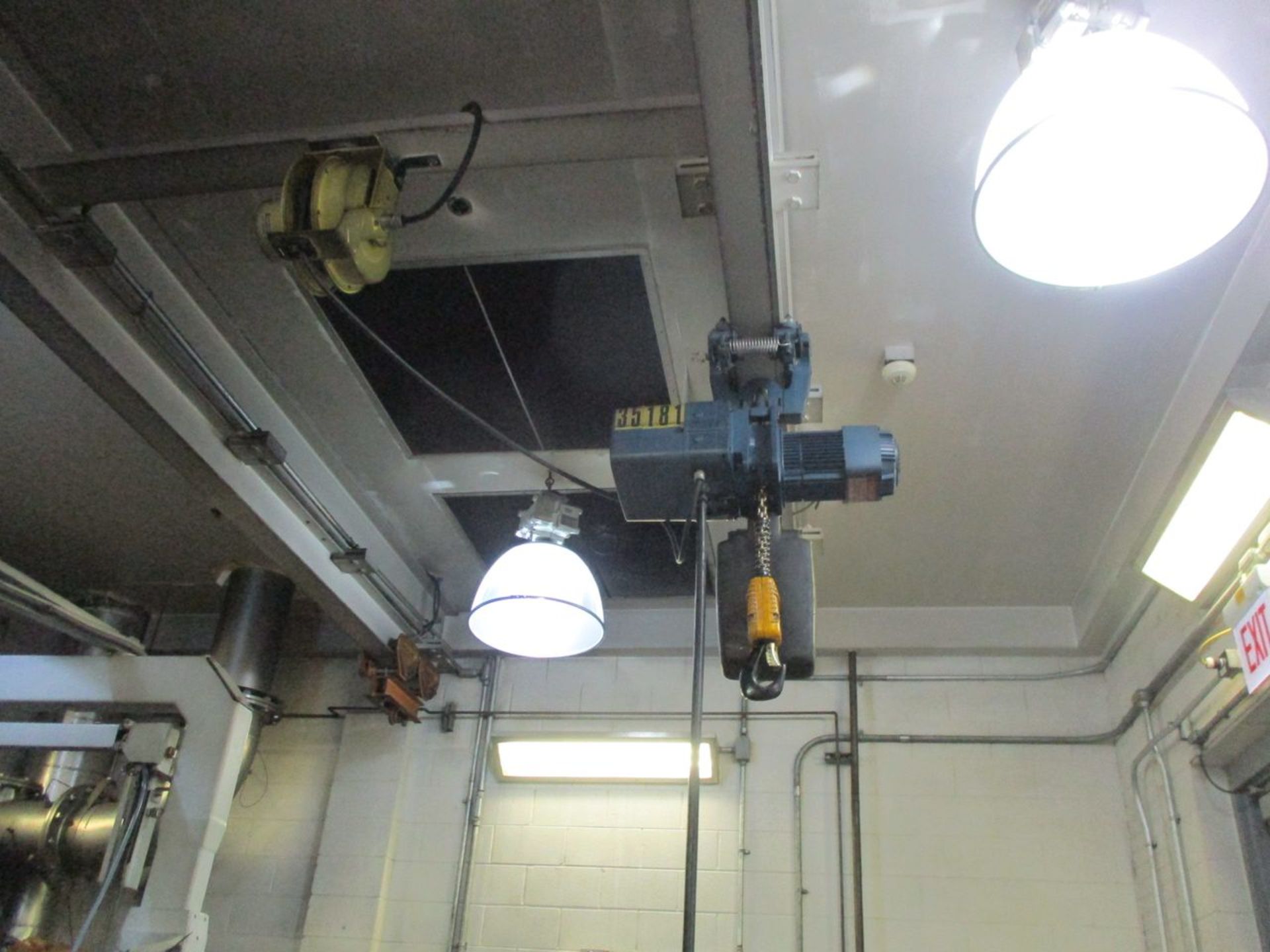 Demag 4,400 lb. Electric Chain Hoist with Monorail (Cell 50)