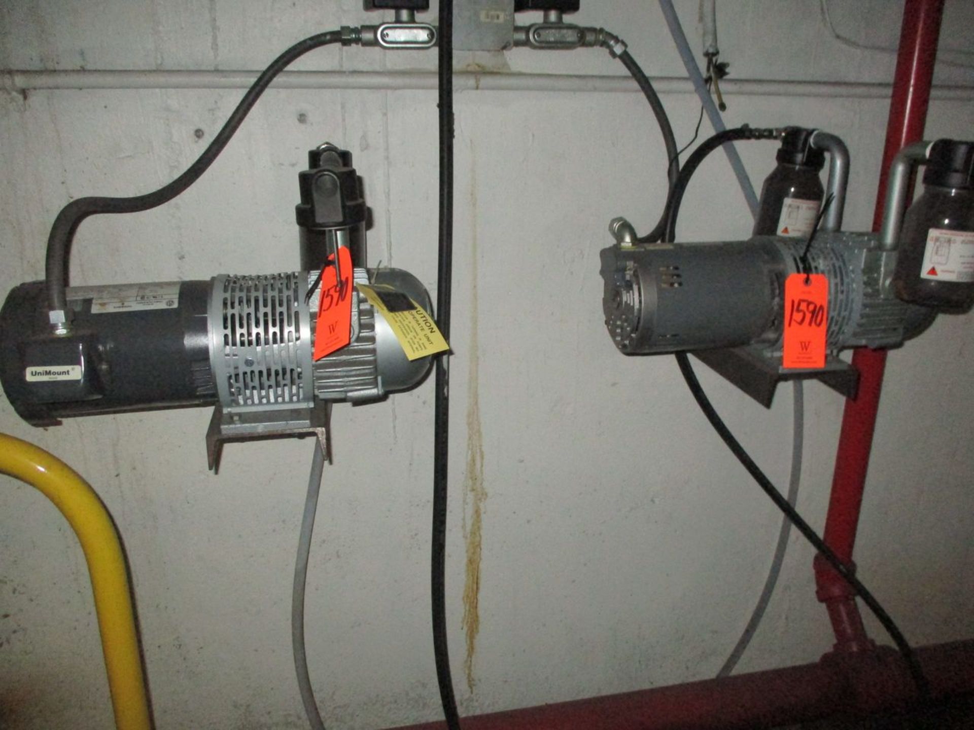 (2) 1.5 HP Vacuum Pumps (Basement CX-70)